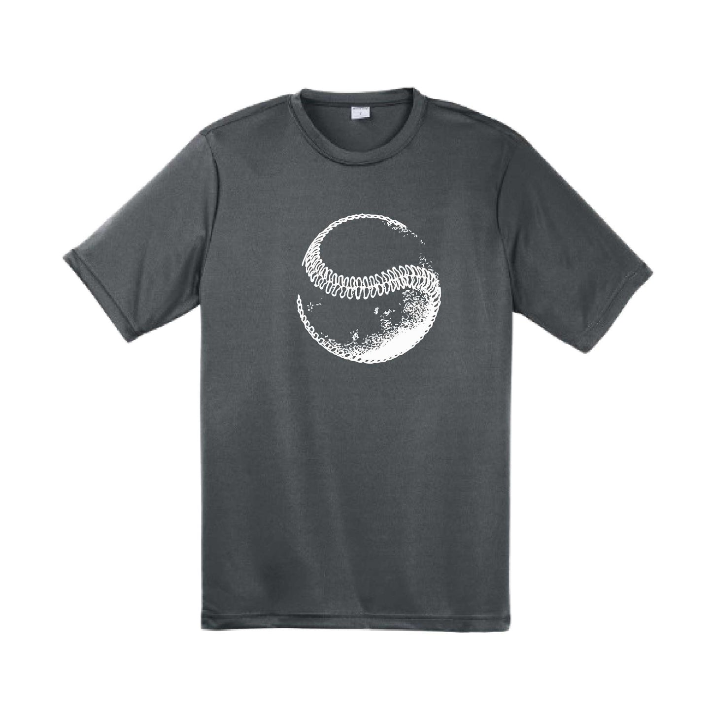 Retro Curveball | Men's Short Sleeve Athletic Baseball Performance T-Shirt | 100% Polyester