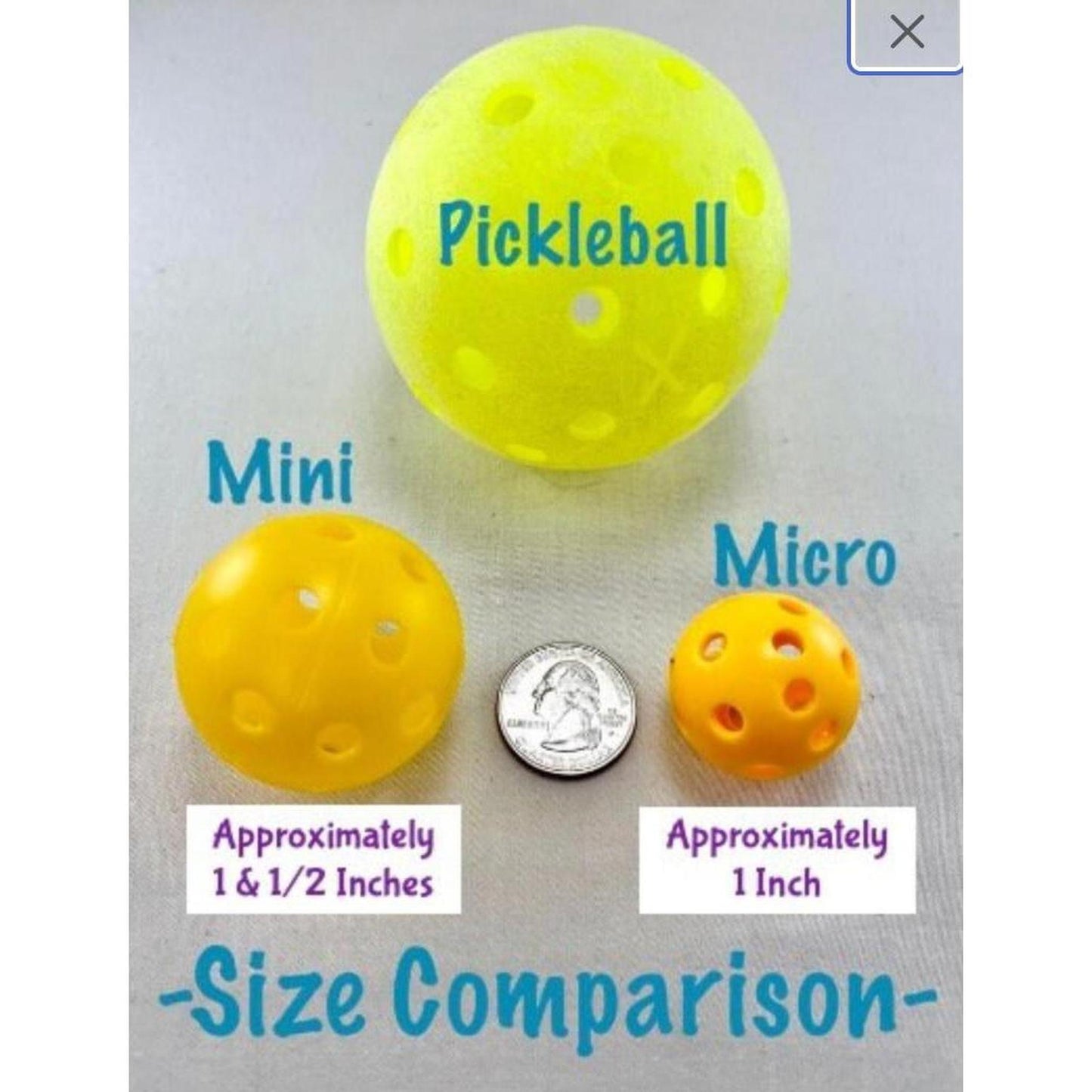 Micro Pickleball Wine Glass Charms (Set Of 4) | Fun Pickleball Gifts