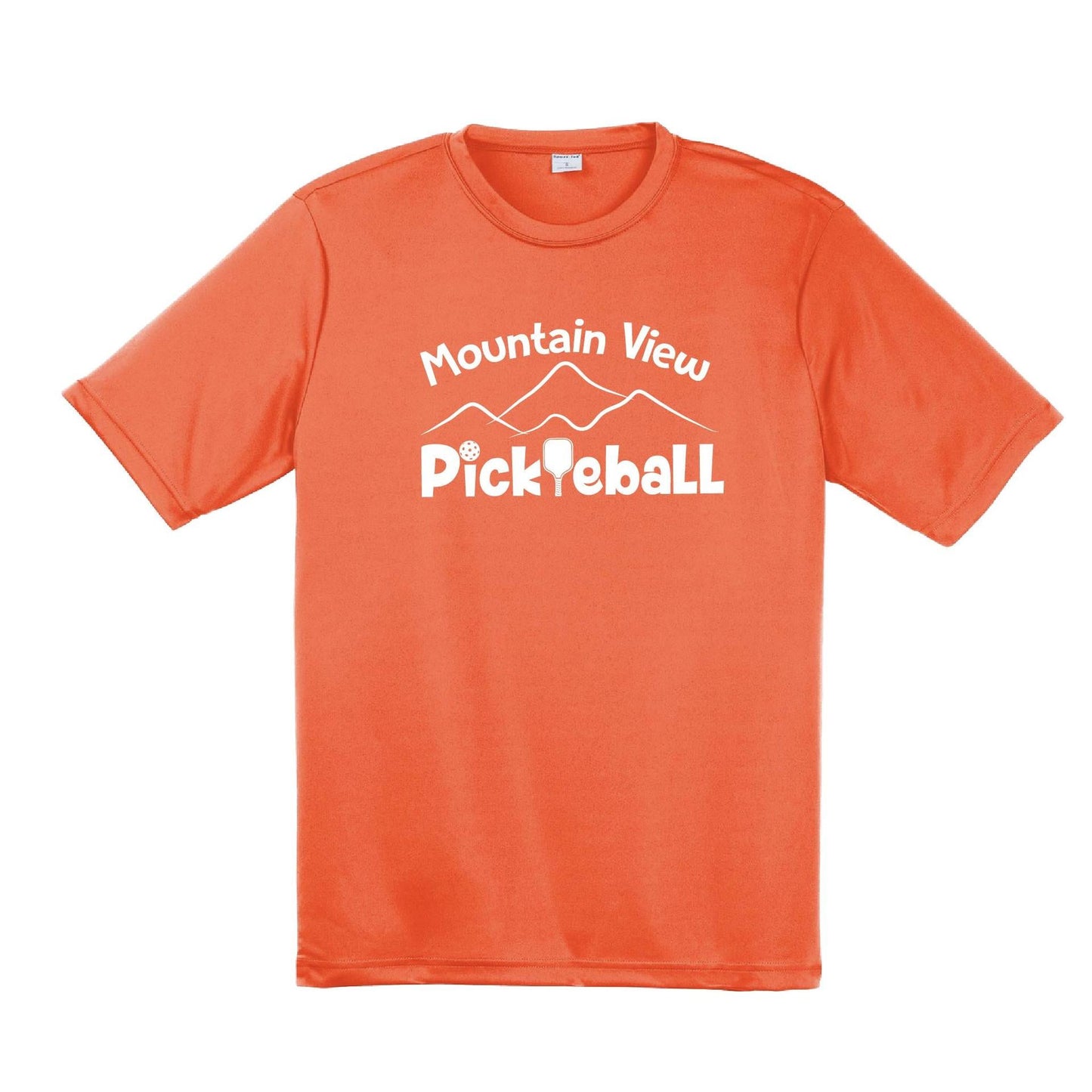 Mountain View Pickleball Club | Men's Short Sleeve Pickleball Performance T-Shirt | 100% Polyester
