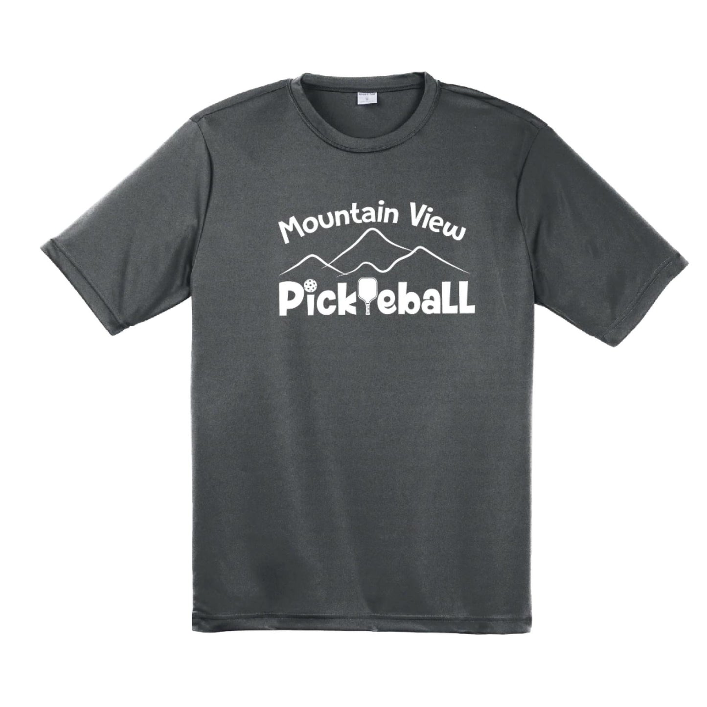 Mountain View Pickleball Club | Men's Short Sleeve Pickleball Shirt | 100% Polyester