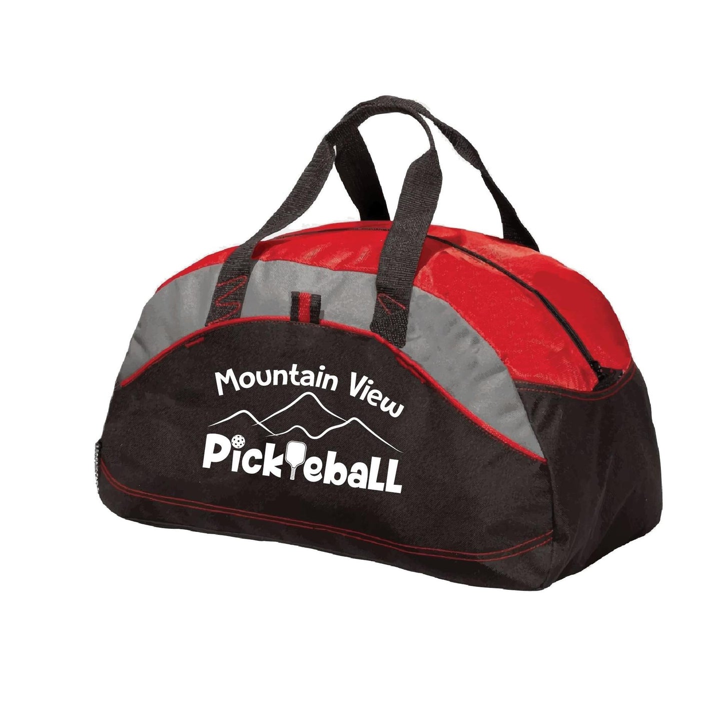 Mountain View Pickleball Club | Pickleball Sports Duffel | Medium Size Court Bag