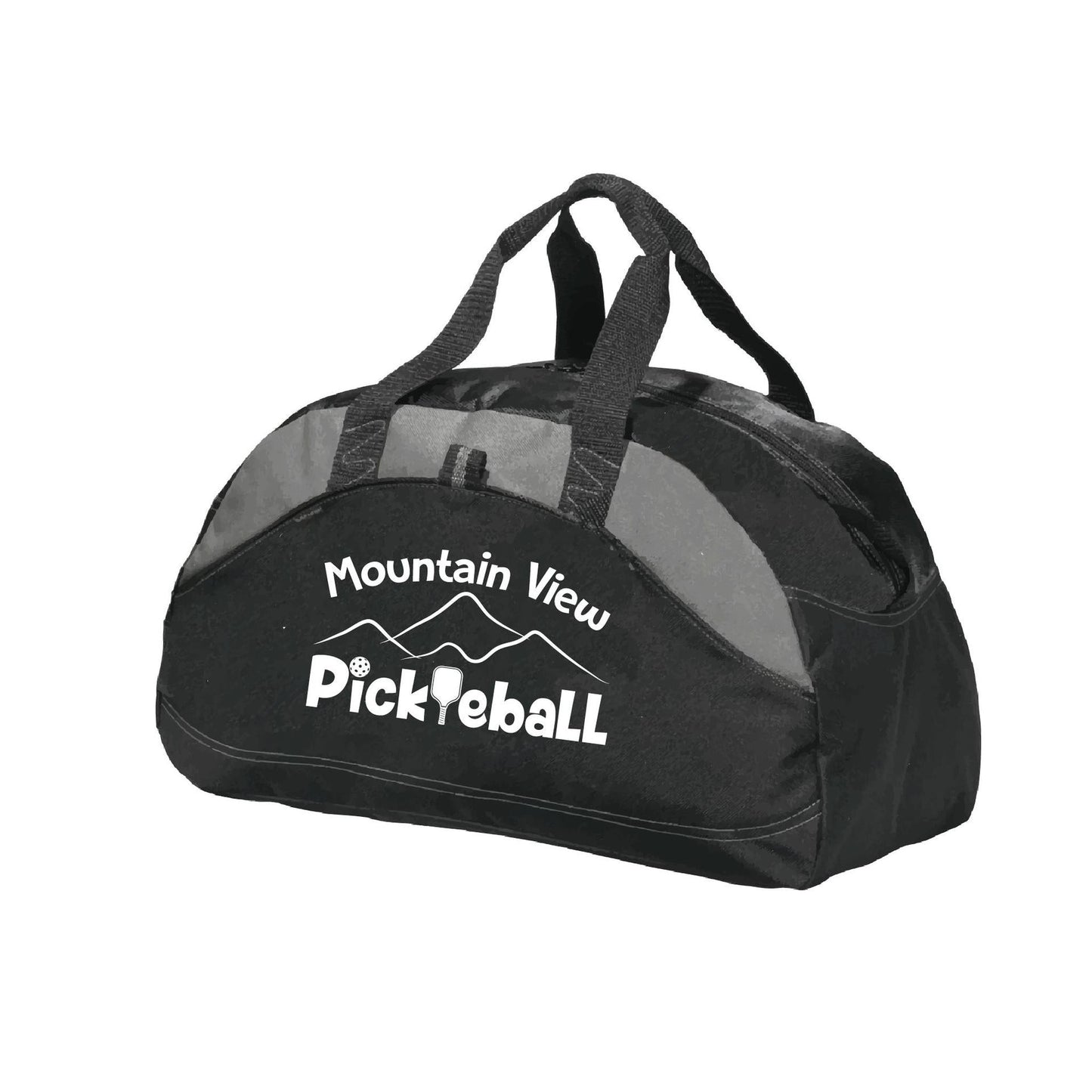 Mountain View Pickleball Club | Pickleball Sports Duffel | Medium Size Court Bag