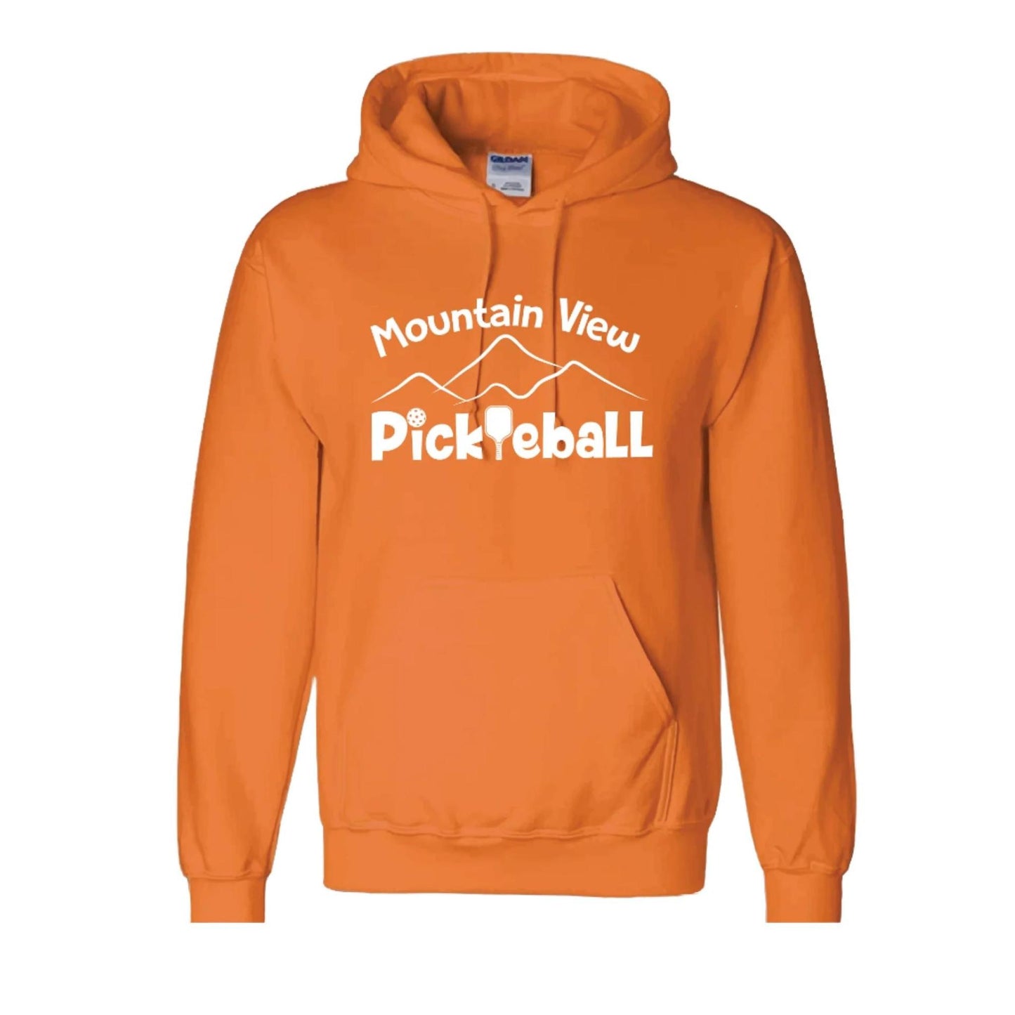 Mountain View Pickleball Club | Unisex Hoodie Pickleball Sweatshirt | 50% Cotton 50% Polyester