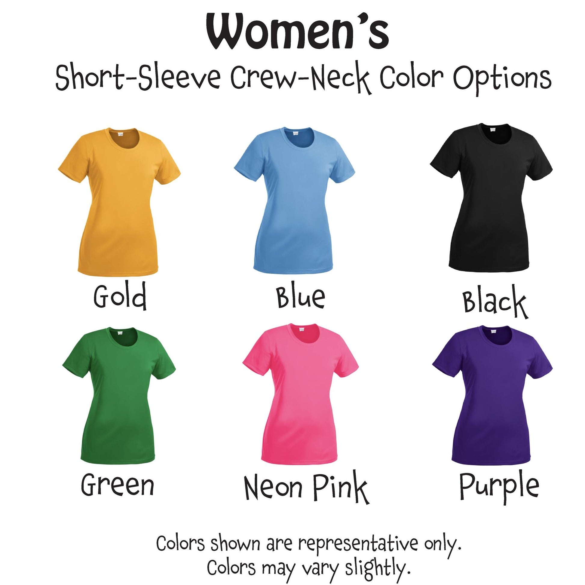 Mountain View Pickleball Club | Women’s Short Sleeve Crewneck Pickleball Performance T-Shirts | 100% Polyester