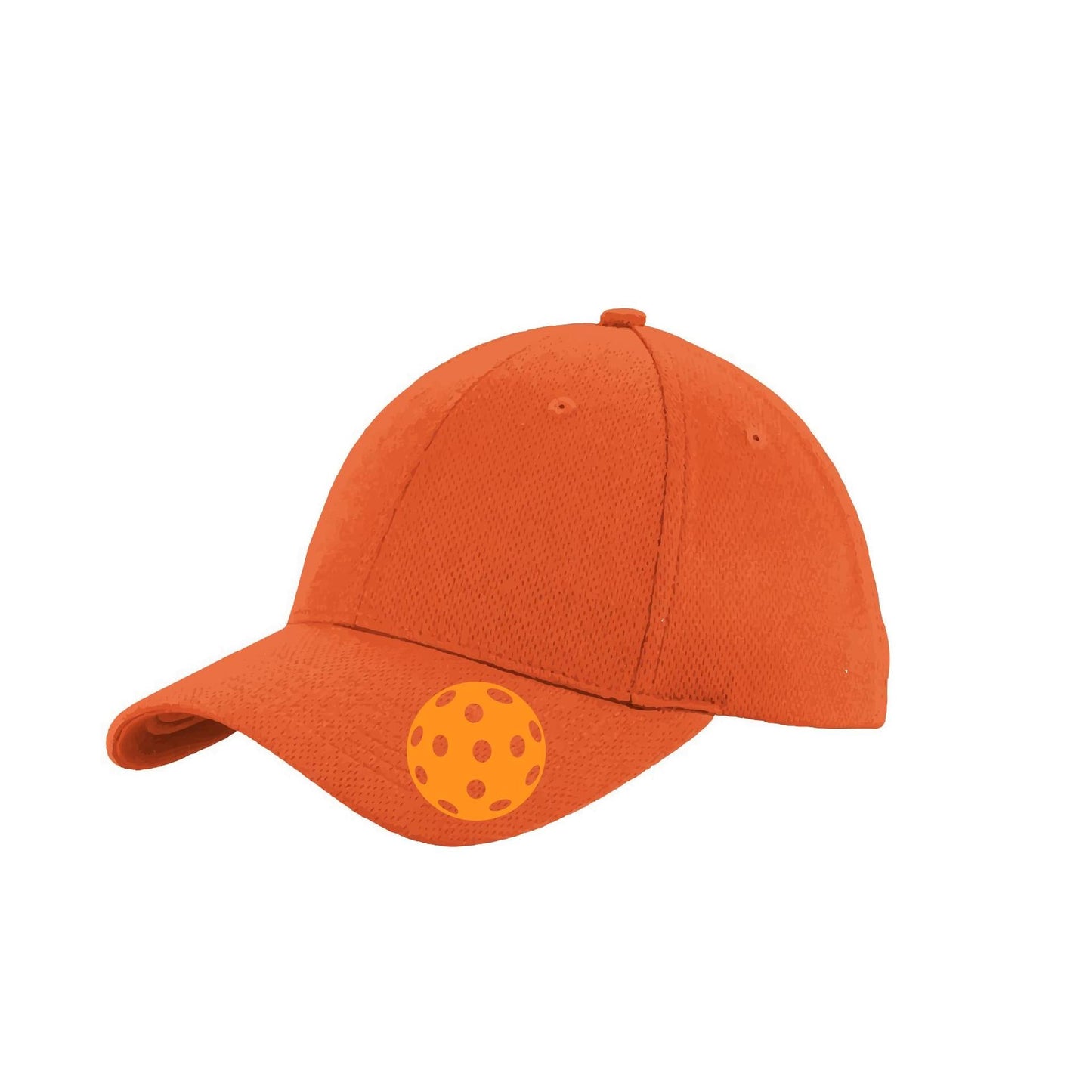 Orange Pickleball (Customizable) | Pickleball Hat | Moisture-Wicking 100% Polyester