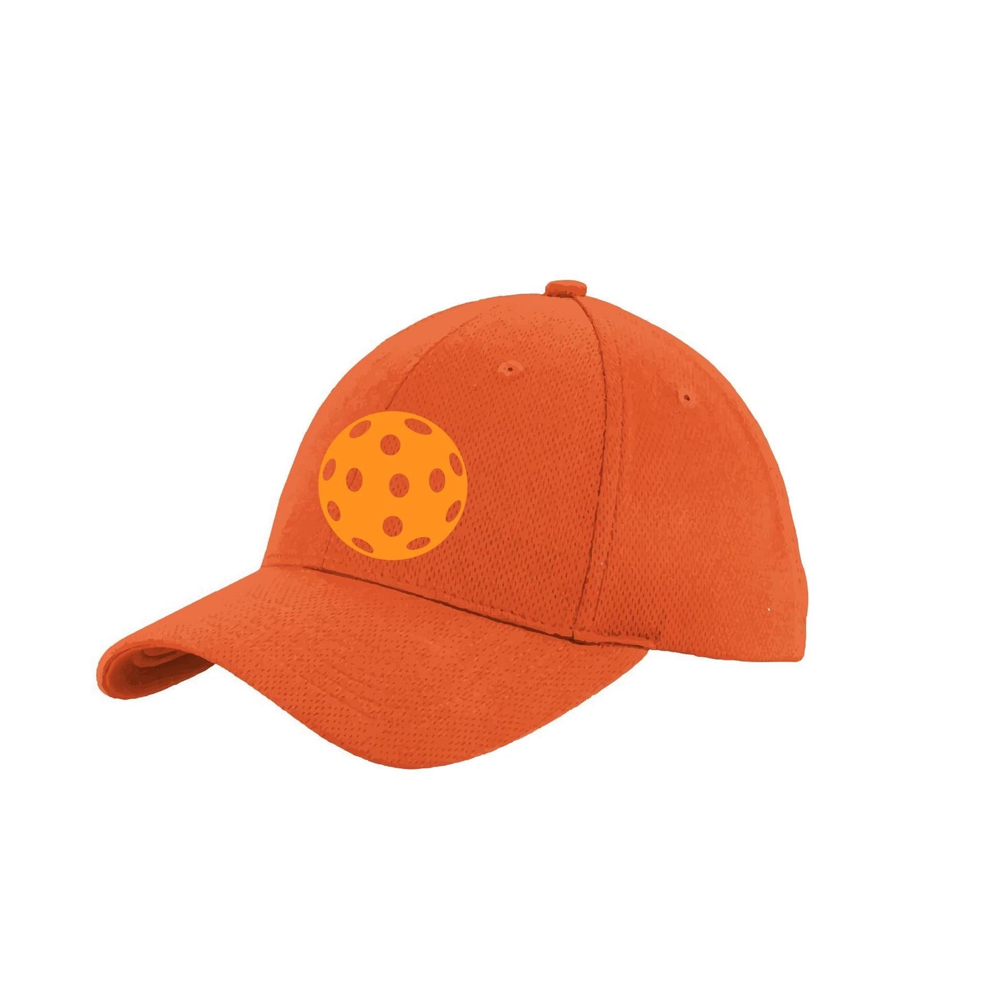 Orange Pickleball (Customizable) | Pickleball Hat | Moisture-Wicking 100% Polyester