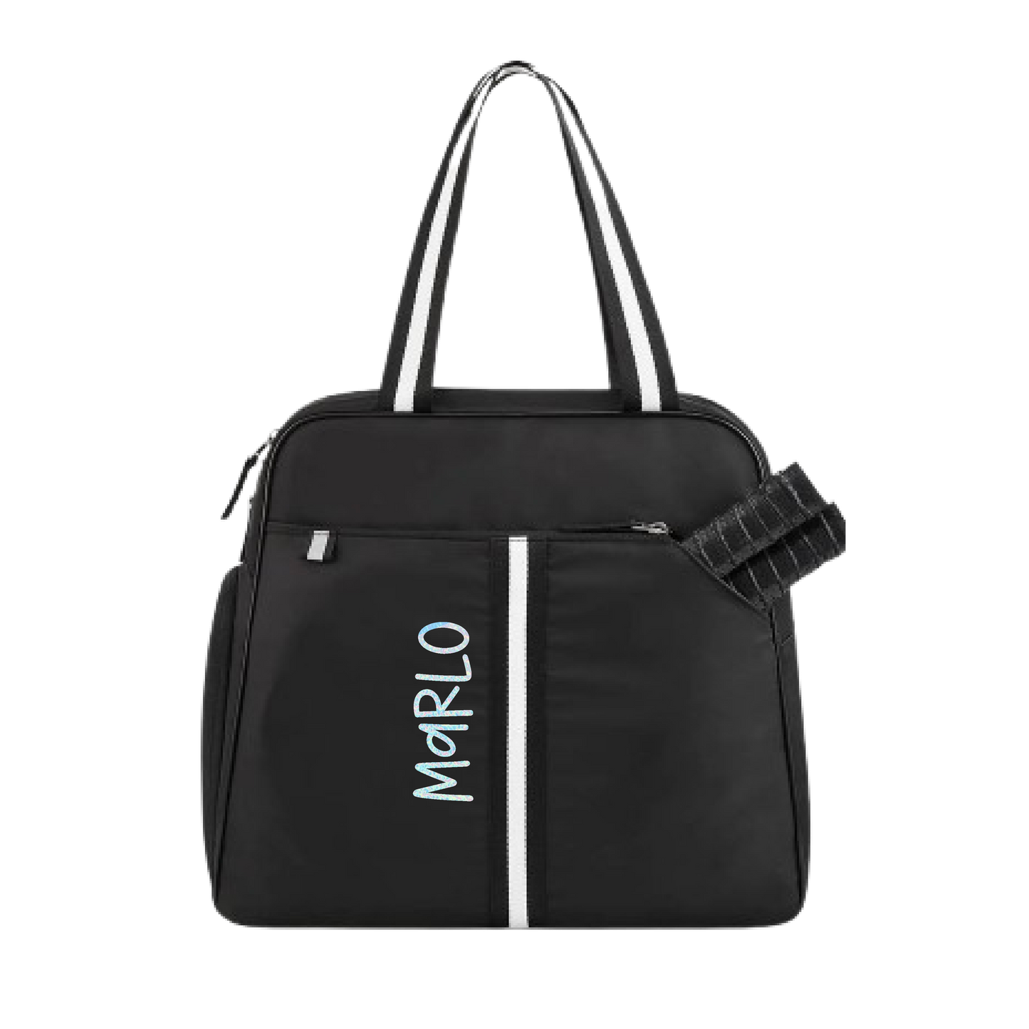 "Oxford" Black Pickleball Bag (Free Customization) | Pickleball Sports Bag | Medium Size Court Bag