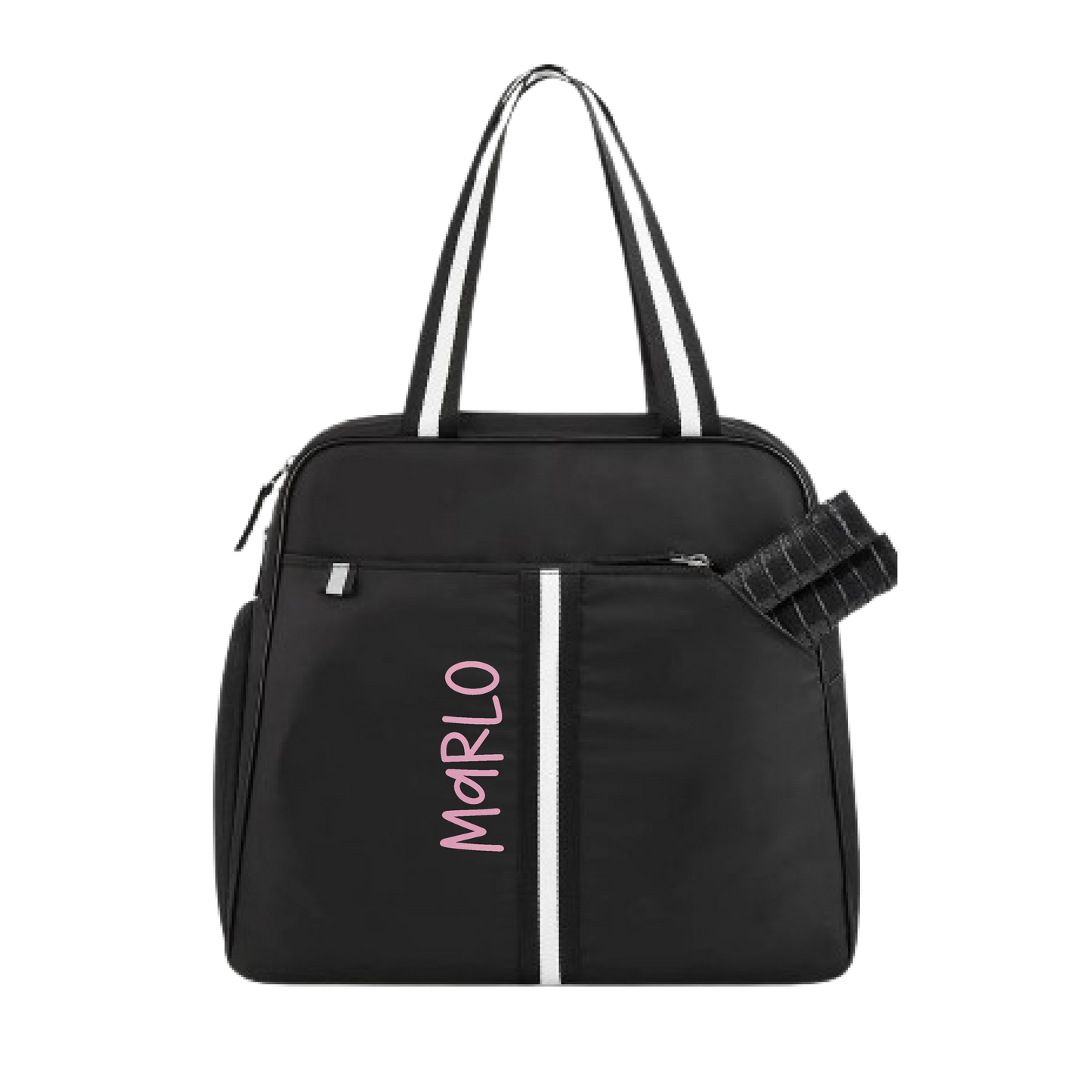 "Oxford" Black Pickleball Bag (Free Customization) | Pickleball Sports Bag | Medium Size Court Bag