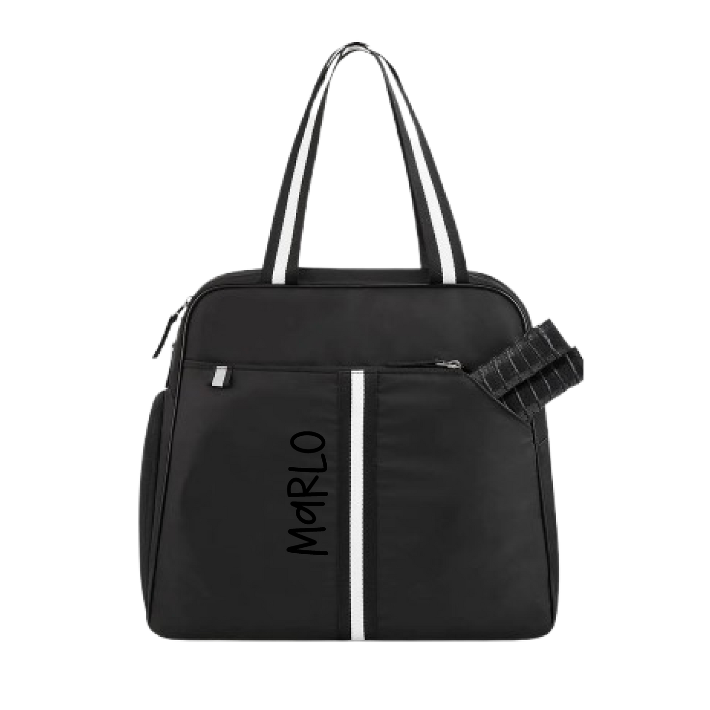 "Oxford" Black Pickleball Bag (Free Customization) | Pickleball Sports Bag | Medium Size Court Bag