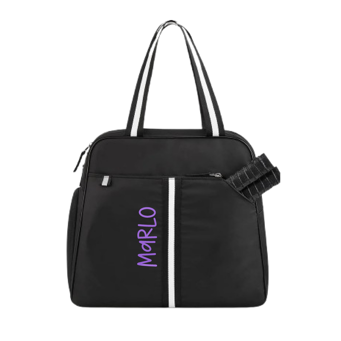 "Oxford" Black Pickleball Bag (Free Customization) | Pickleball Sports Bag | Medium Size Court Bag