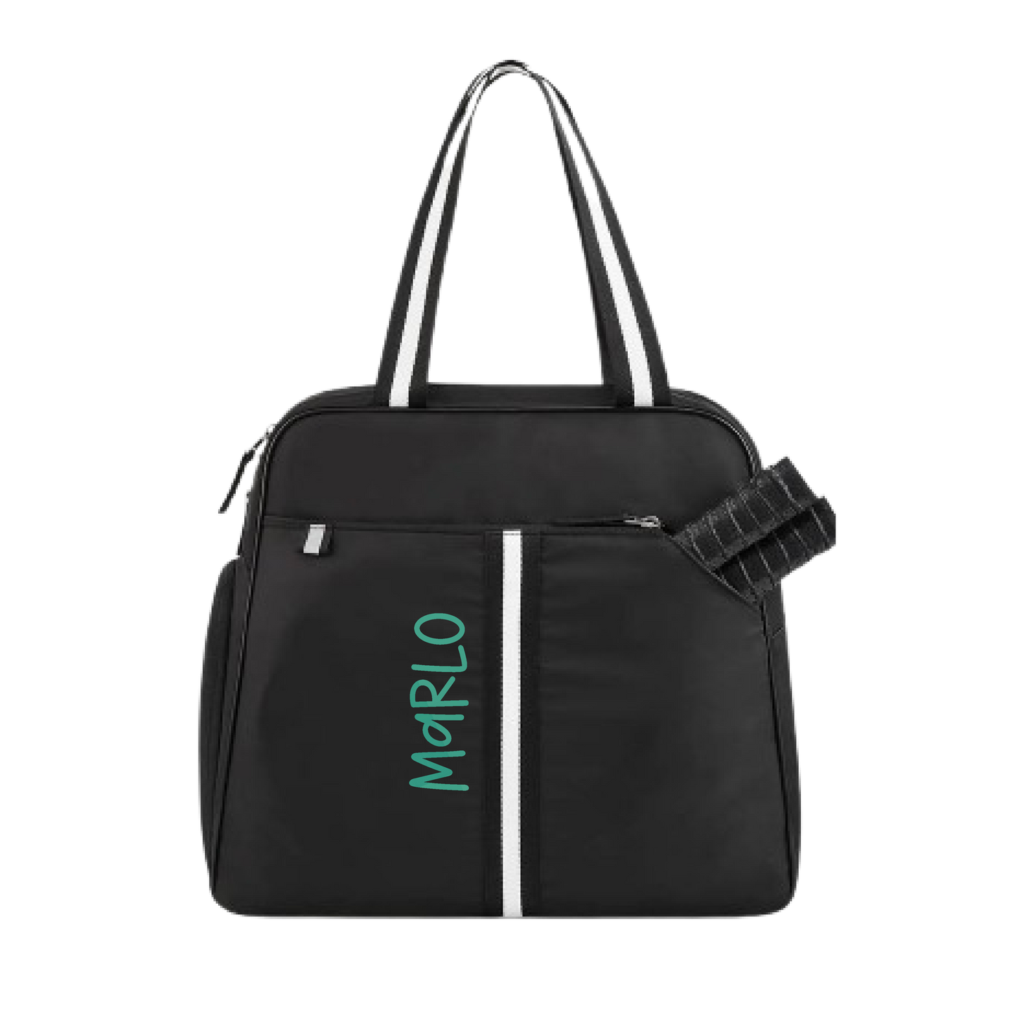 "Oxford" Black Pickleball Bag (Free Customization) | Pickleball Sports Bag | Medium Size Court Bag