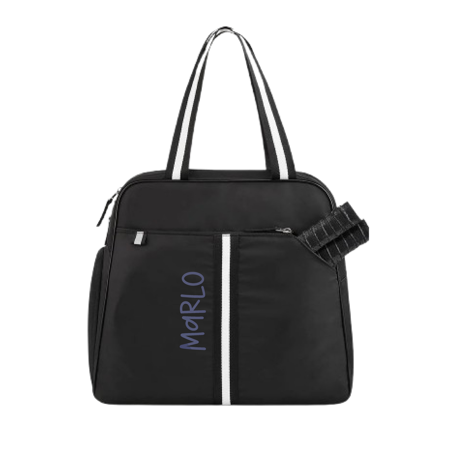 "Oxford" Black Pickleball Bag (Free Customization) | Pickleball Sports Bag | Medium Size Court Bag