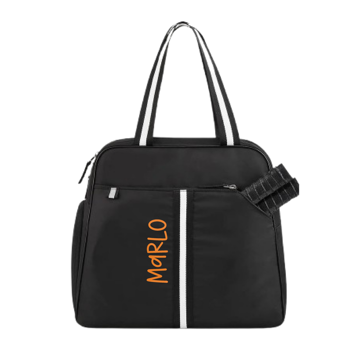 "Oxford" Black Pickleball Bag (Free Customization) | Pickleball Sports Bag | Medium Size Court Bag