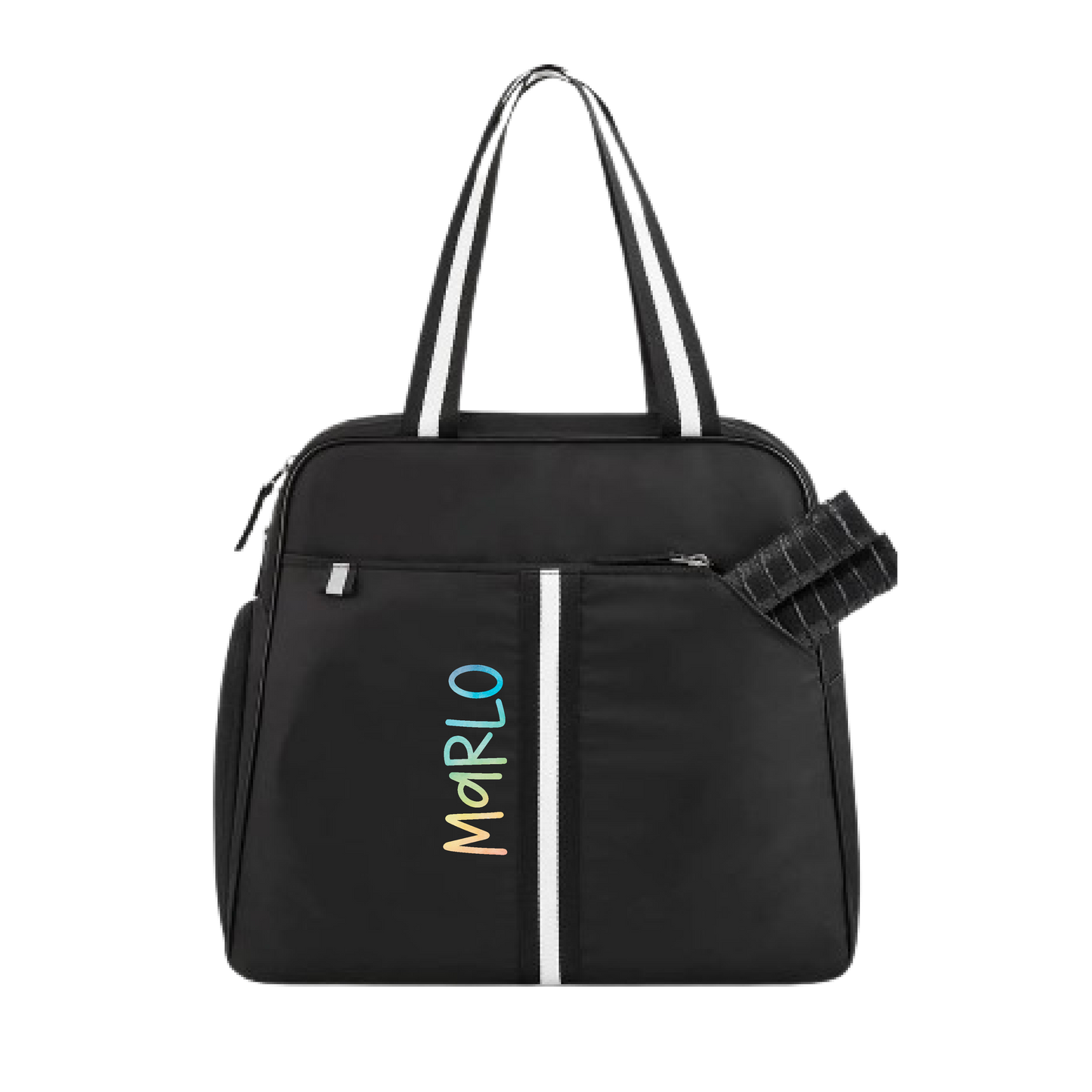 "Oxford" Black Pickleball Bag (Free Customization) | Pickleball Sports Bag | Medium Size Court Bag