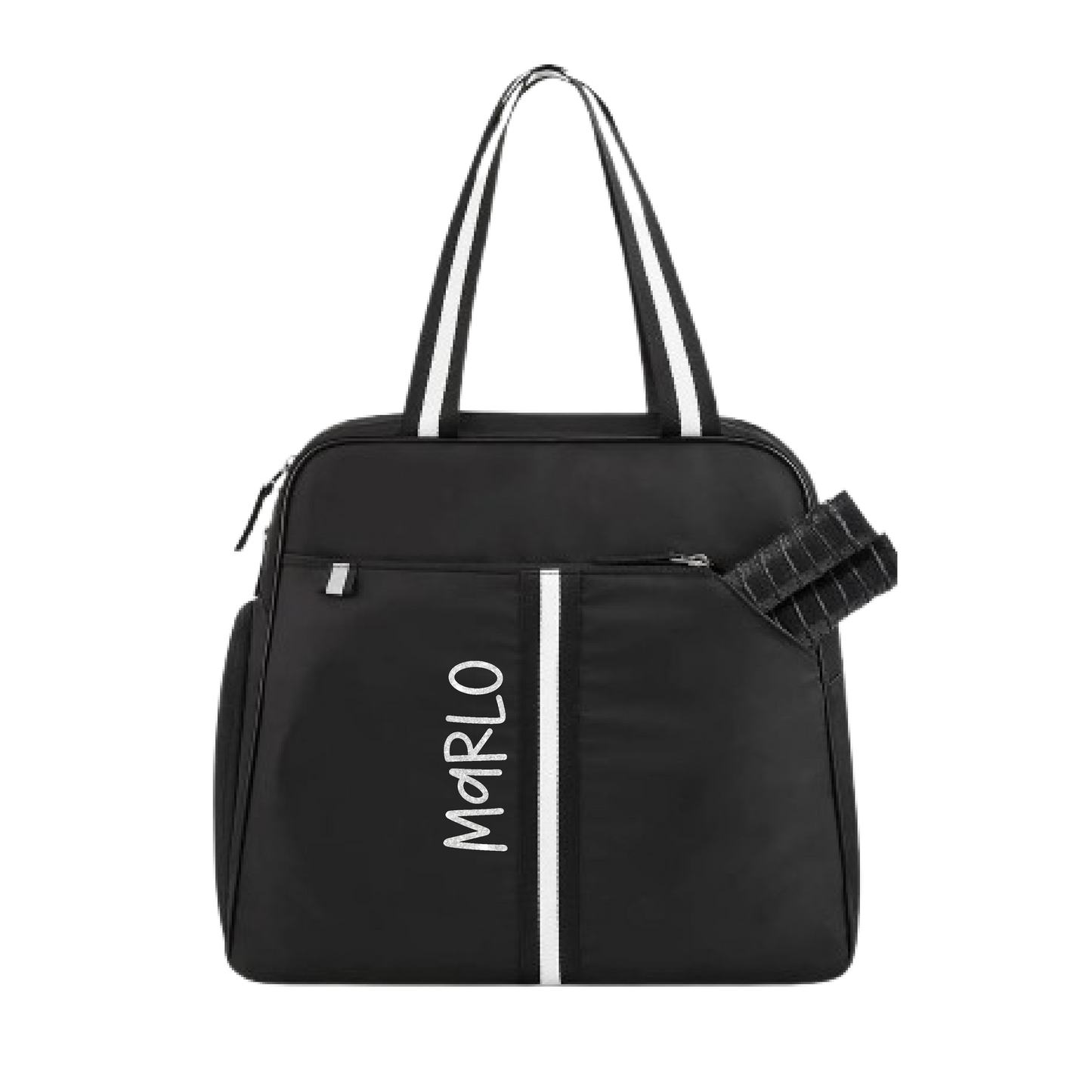 "Oxford" Black Pickleball Bag (Free Customization) | Pickleball Sports Bag | Medium Size Court Bag