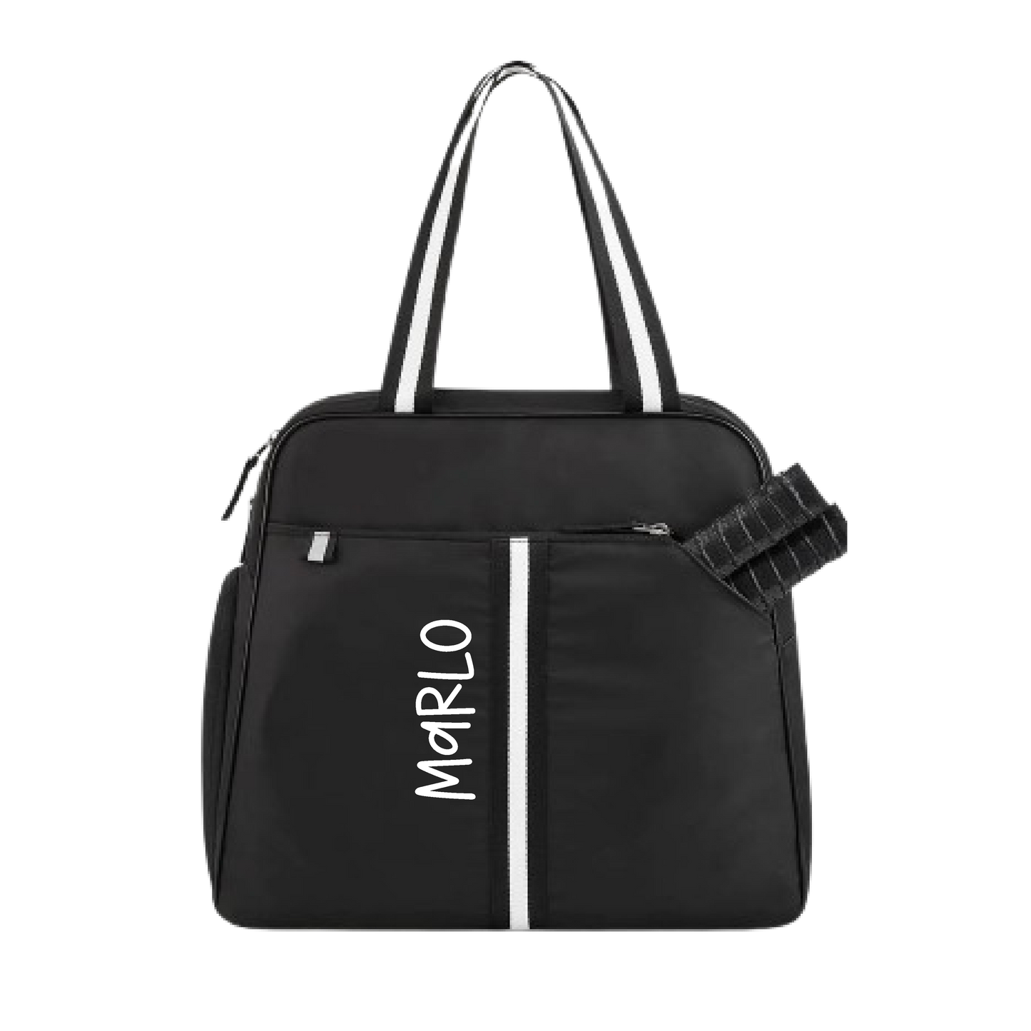 "Oxford" Black Pickleball Bag (Free Customization) | Pickleball Sports Bag | Medium Size Court Bag