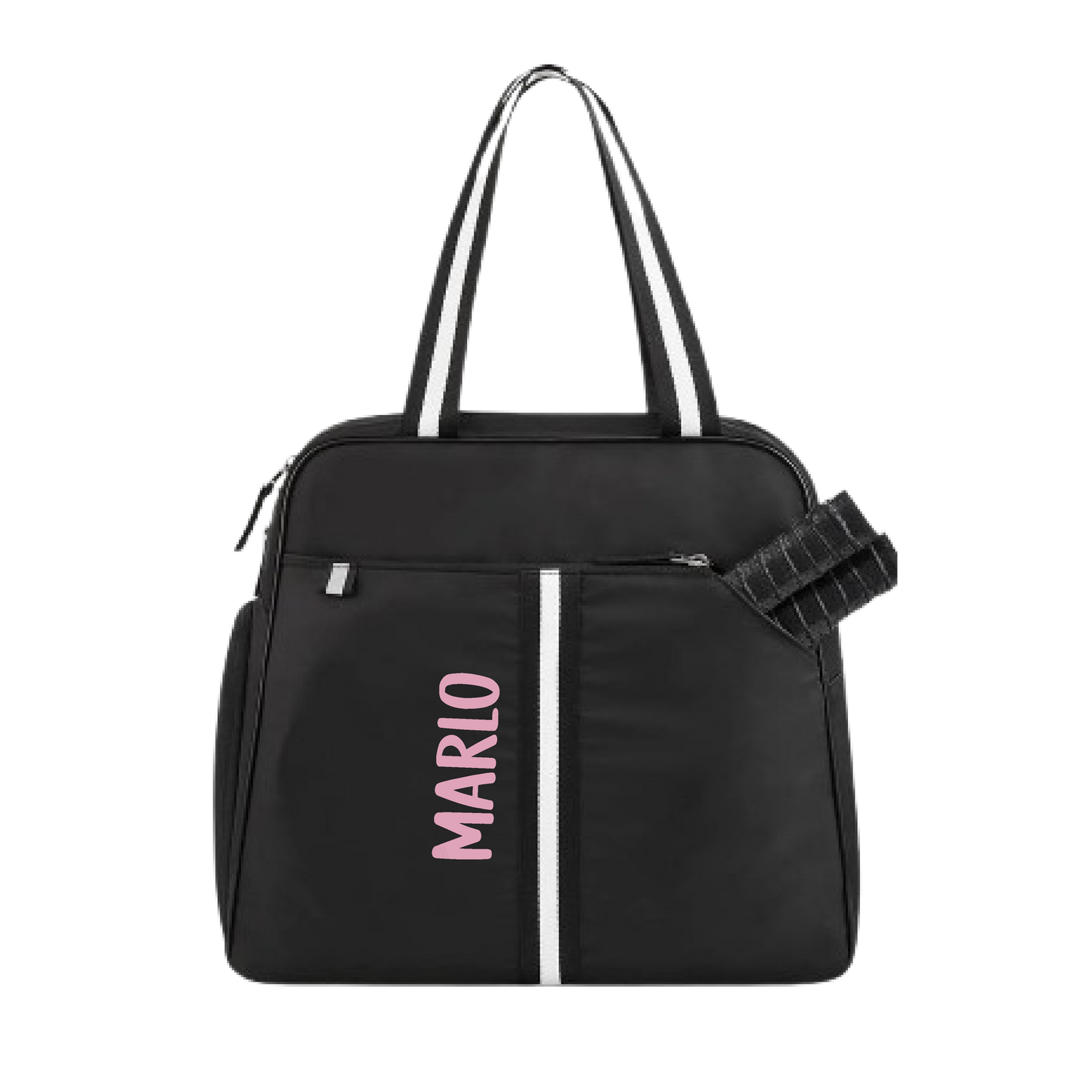 "Oxford" Black Pickleball Bag (Free Customization) | Pickleball Sports Bag | Medium Size Court Bag