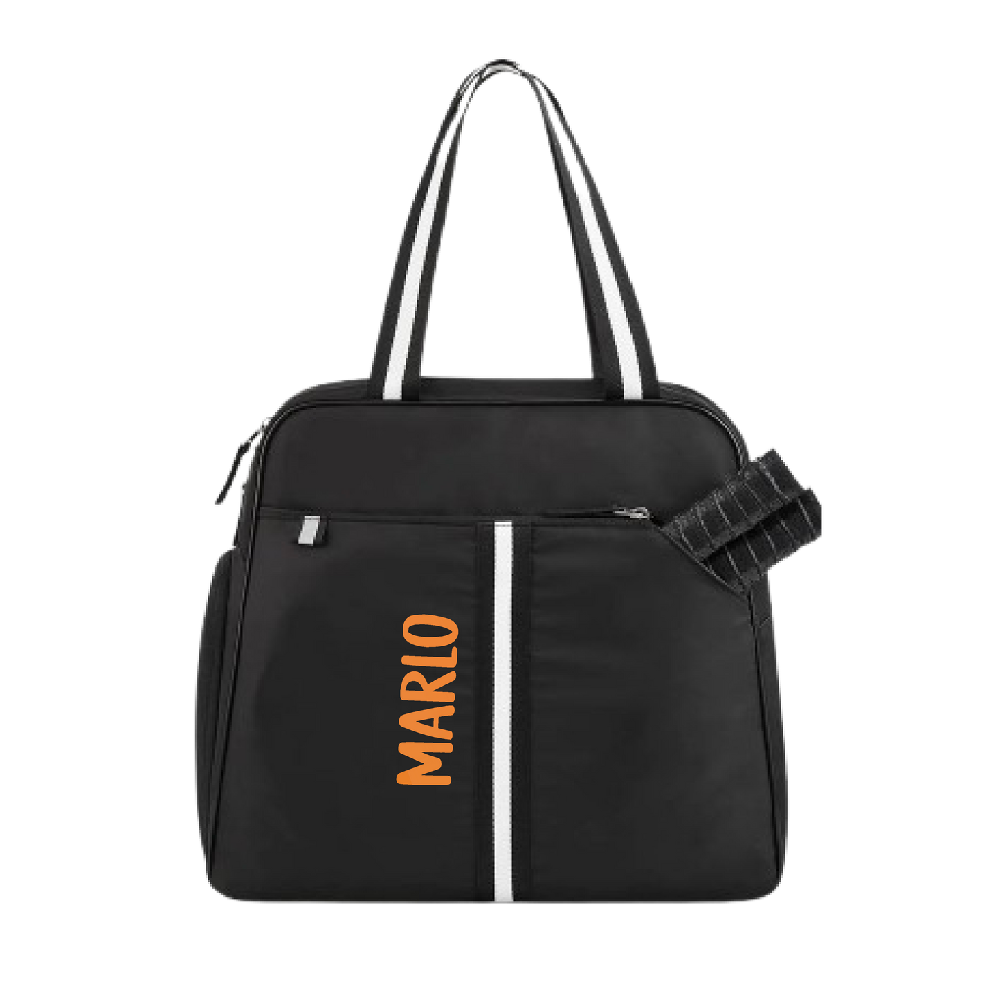 "Oxford" Black Pickleball Bag (Free Customization) | Pickleball Sports Bag | Medium Size Court Bag