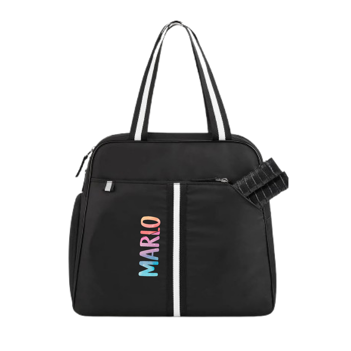 "Oxford" Black Pickleball Bag (Free Customization) | Pickleball Sports Bag | Medium Size Court Bag