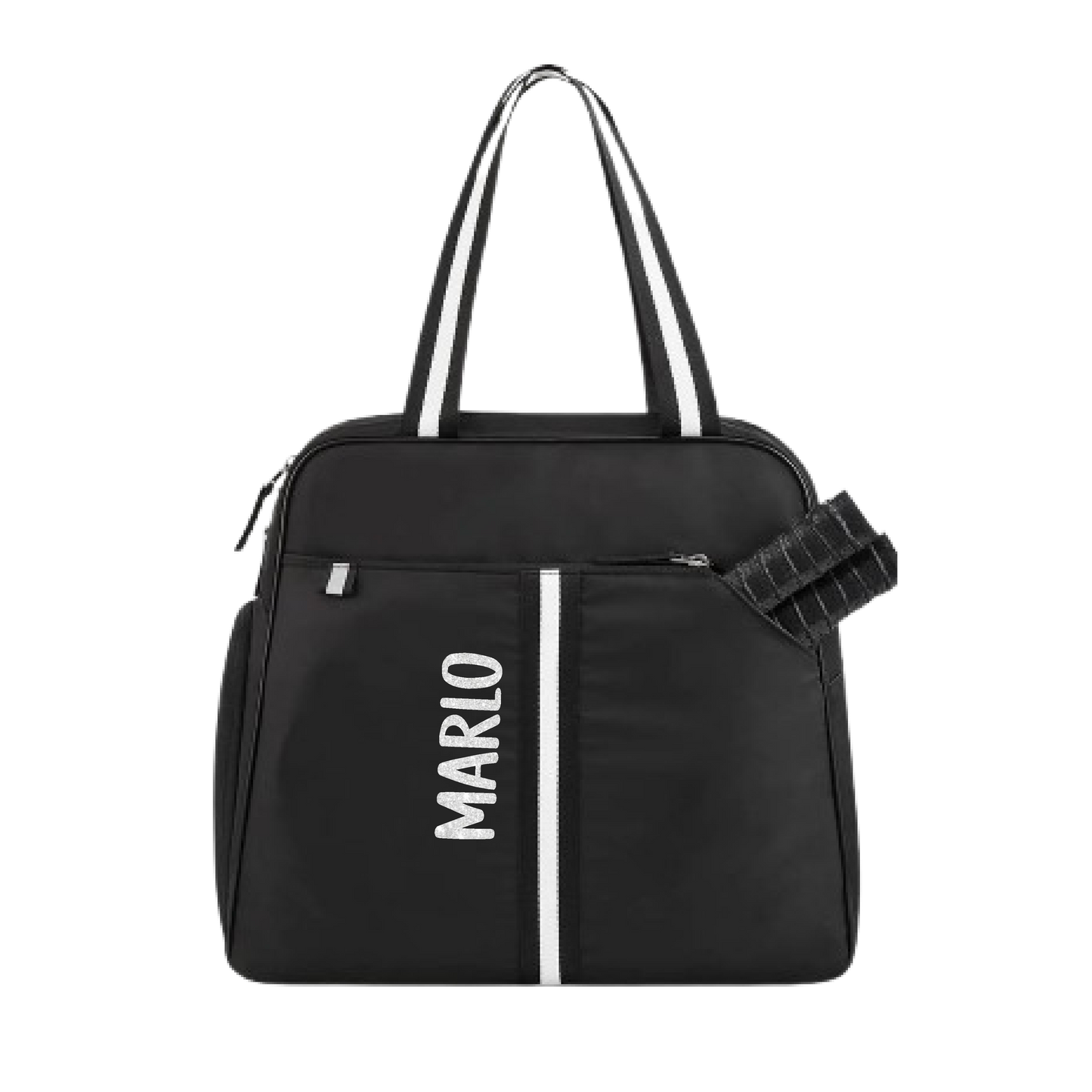 "Oxford" Black Pickleball Bag (Free Customization) | Pickleball Sports Bag | Medium Size Court Bag