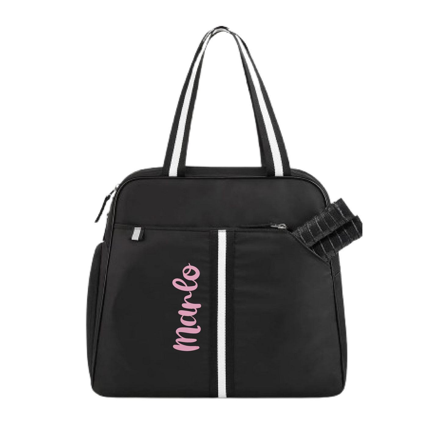 "Oxford" Black Pickleball Bag (Free Customization) | Pickleball Sports Bag | Medium Size Court Bag