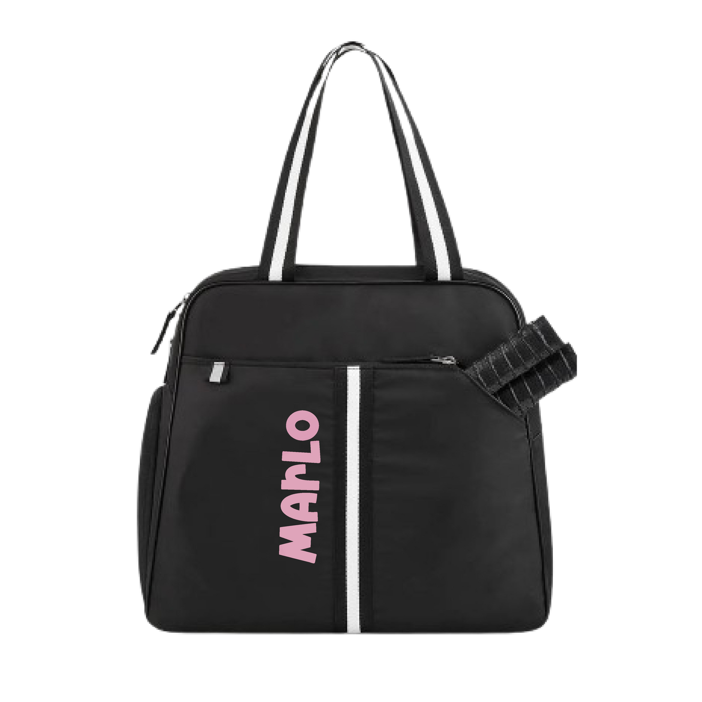 "Oxford" Black Pickleball Bag (Free Customization) | Pickleball Sports Bag | Medium Size Court Bag