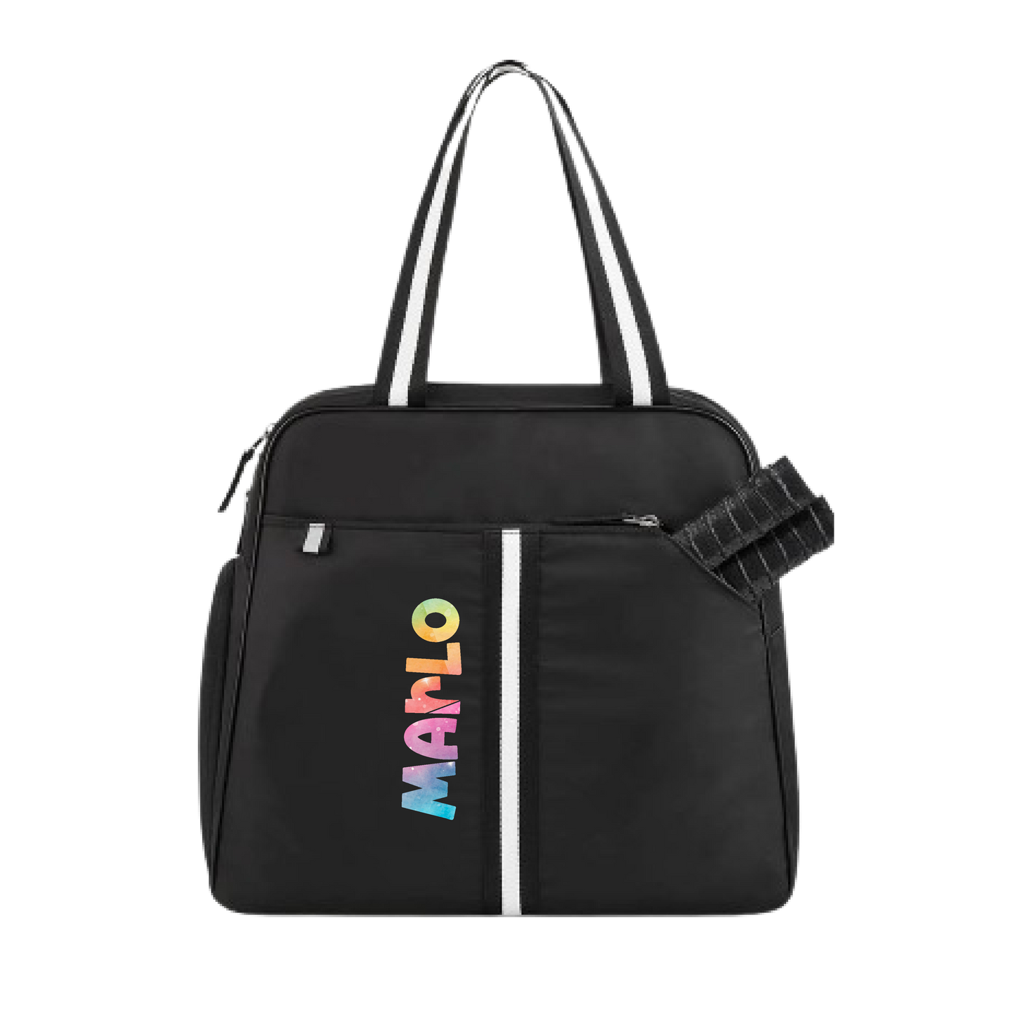 "Oxford" Black Pickleball Bag (Free Customization) | Pickleball Sports Bag | Medium Size Court Bag