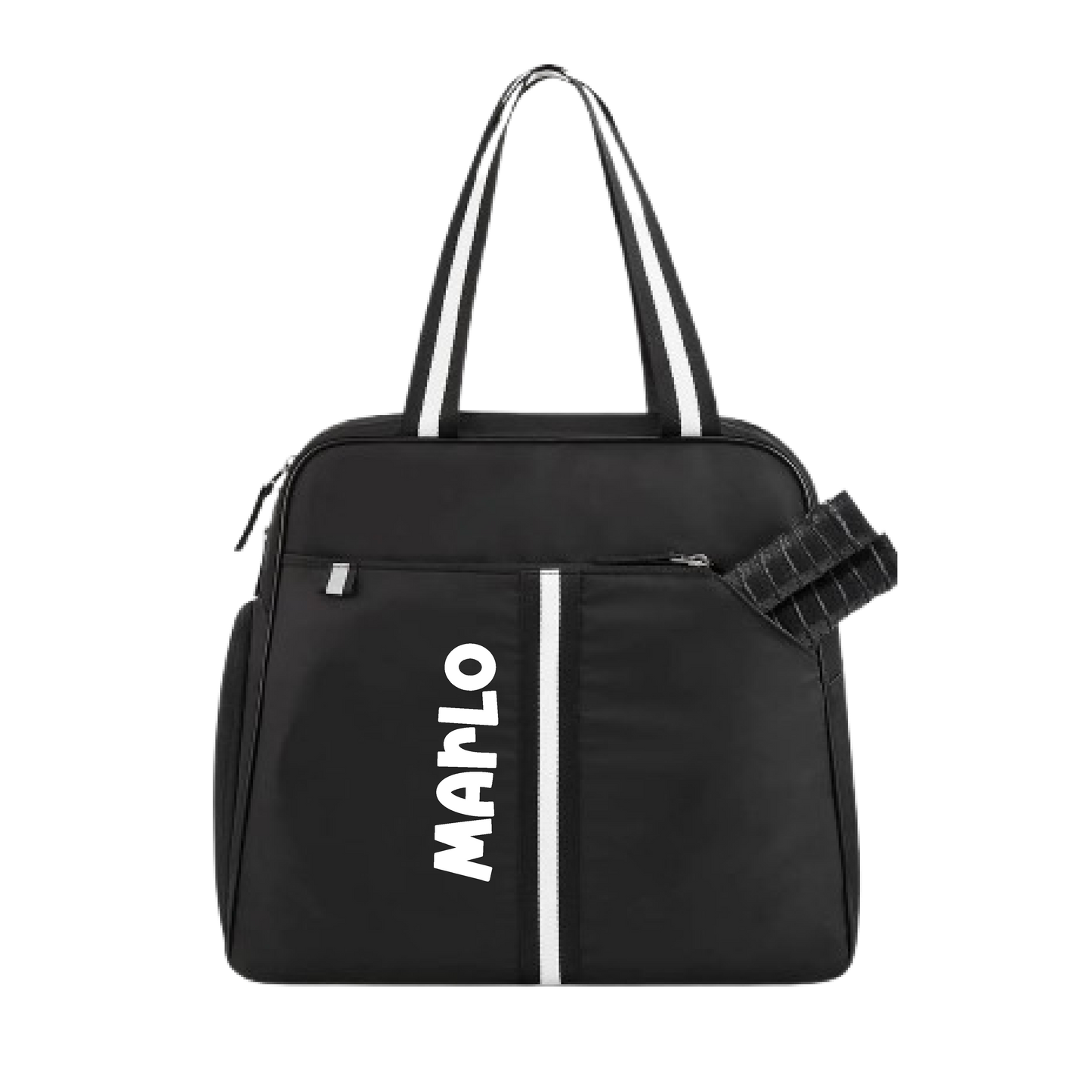 "Oxford" Black Pickleball Bag (Free Customization) | Pickleball Sports Bag | Medium Size Court Bag