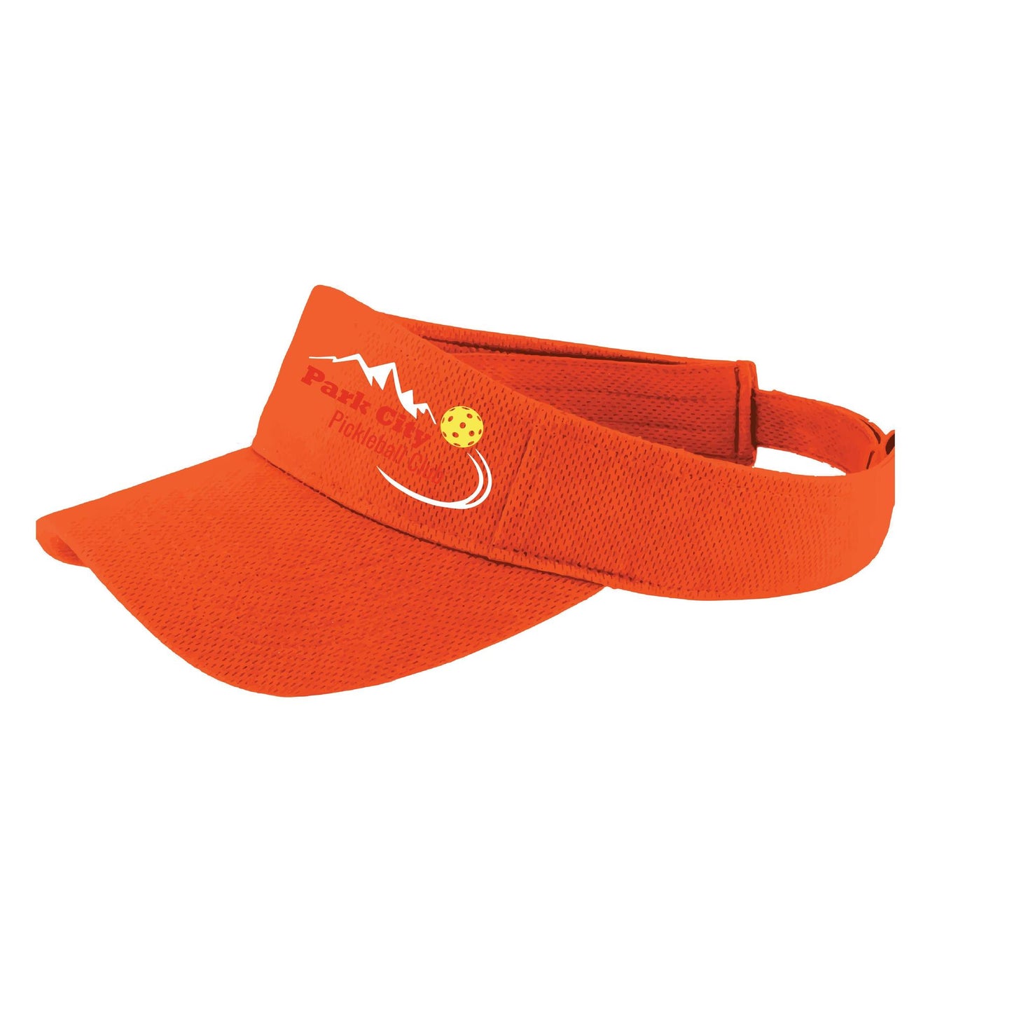 Park City Pickleball Club (Customizable) | Pickleball Visors | Moisture Wicking 100% Polyester