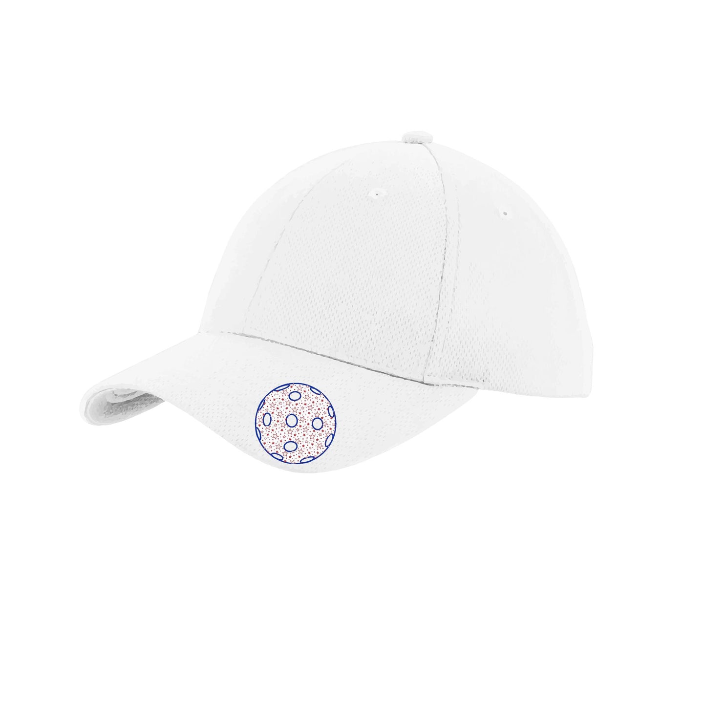 Patriotic Star Pickleball (Customizable) | Pickleball Hat | Moisture-Wicking 100% Polyester
