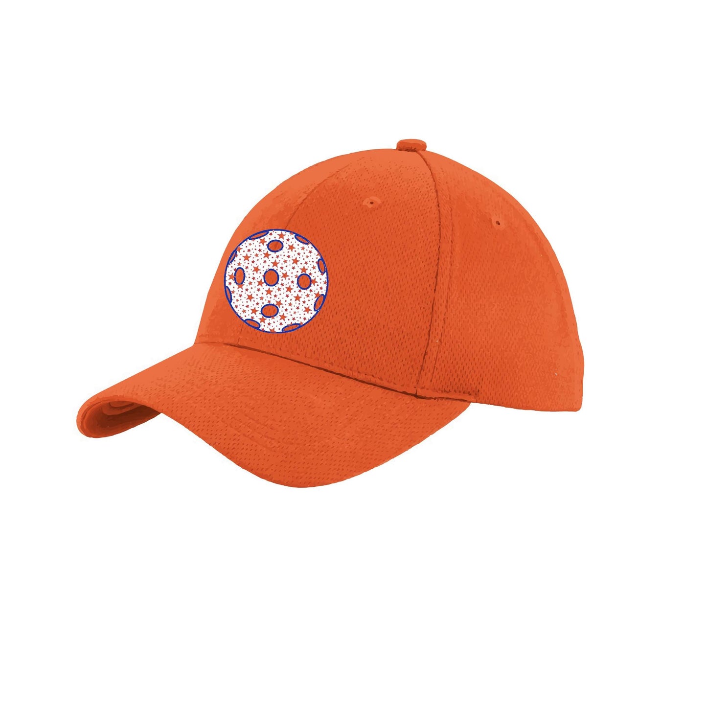 Patriotic Star Pickleball (Customizable) | Pickleball Hat | Moisture-Wicking 100% Polyester