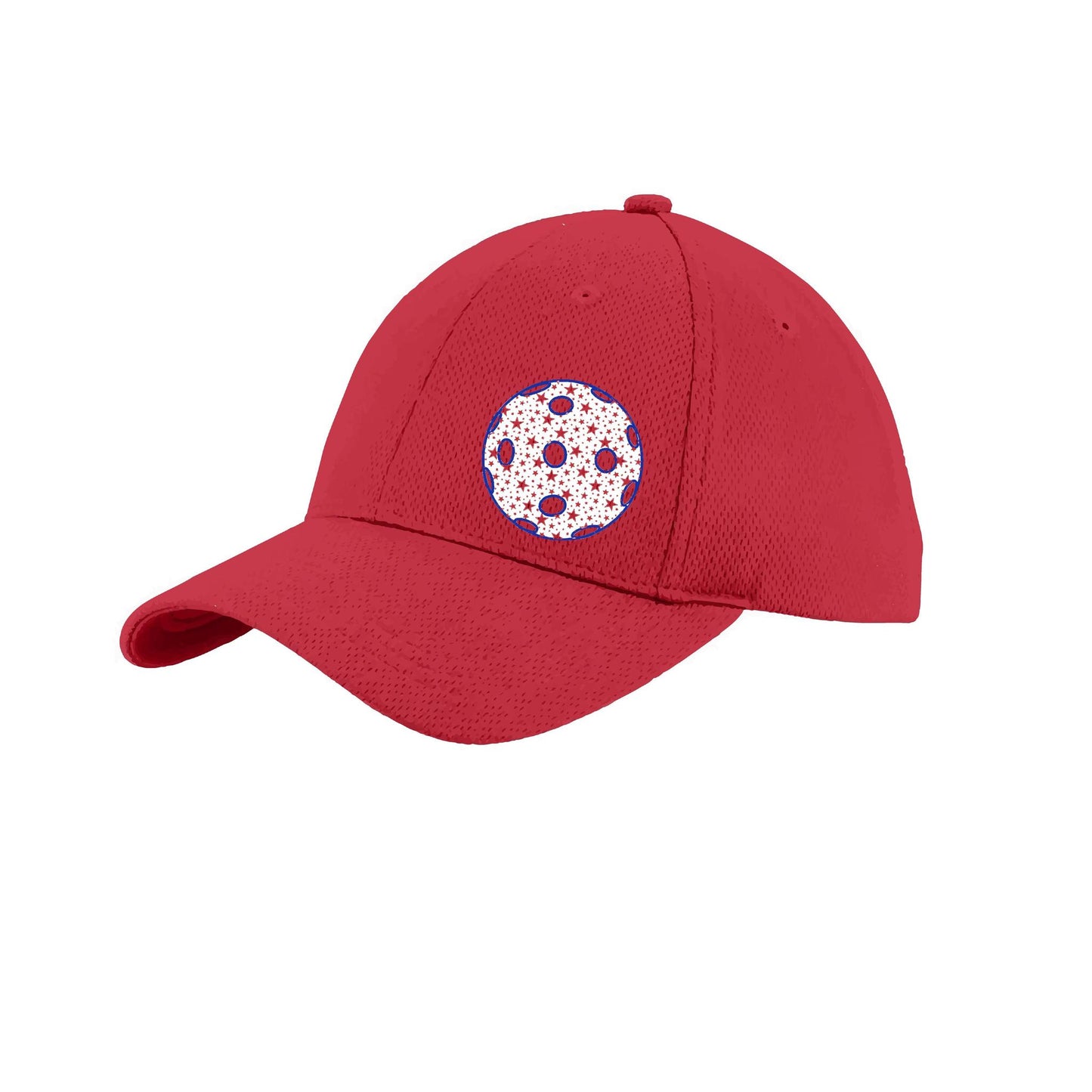 Patriotic Star Pickleball (Customizable) | Pickleball Hat | Moisture-Wicking 100% Polyester
