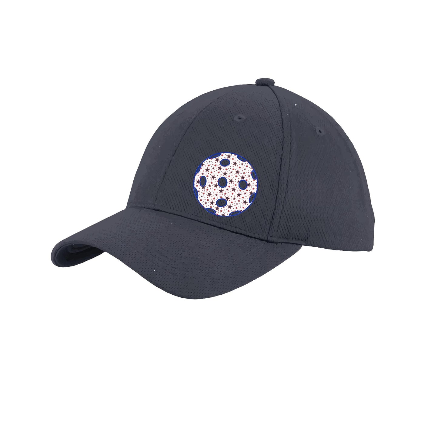 Patriotic Star Pickleball (Customizable) | Pickleball Hat | Moisture-Wicking 100% Polyester