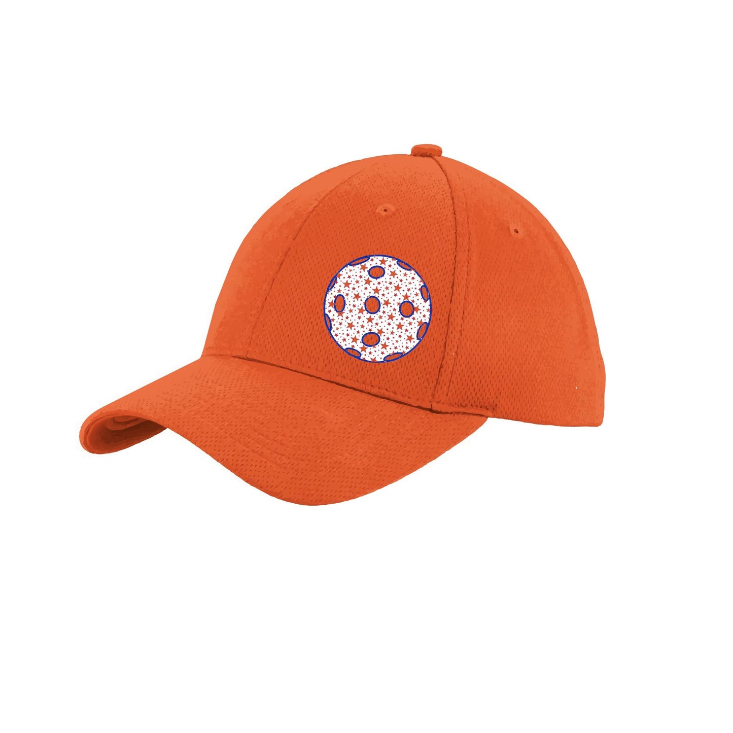 Patriotic Star Pickleball (Customizable) | Pickleball Hat | Moisture-Wicking 100% Polyester