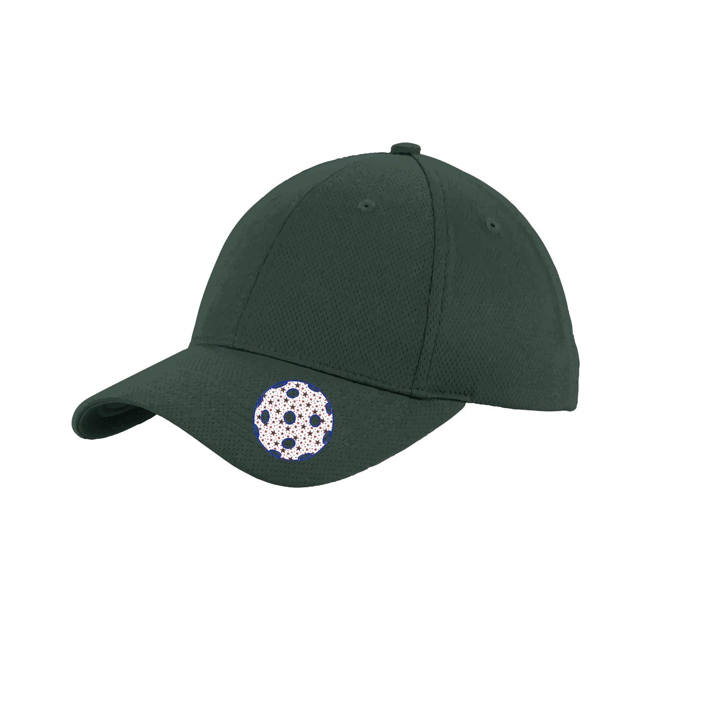 Patriotic Star Pickleball (Customizable) | Pickleball Hat | Moisture-Wicking 100% Polyester