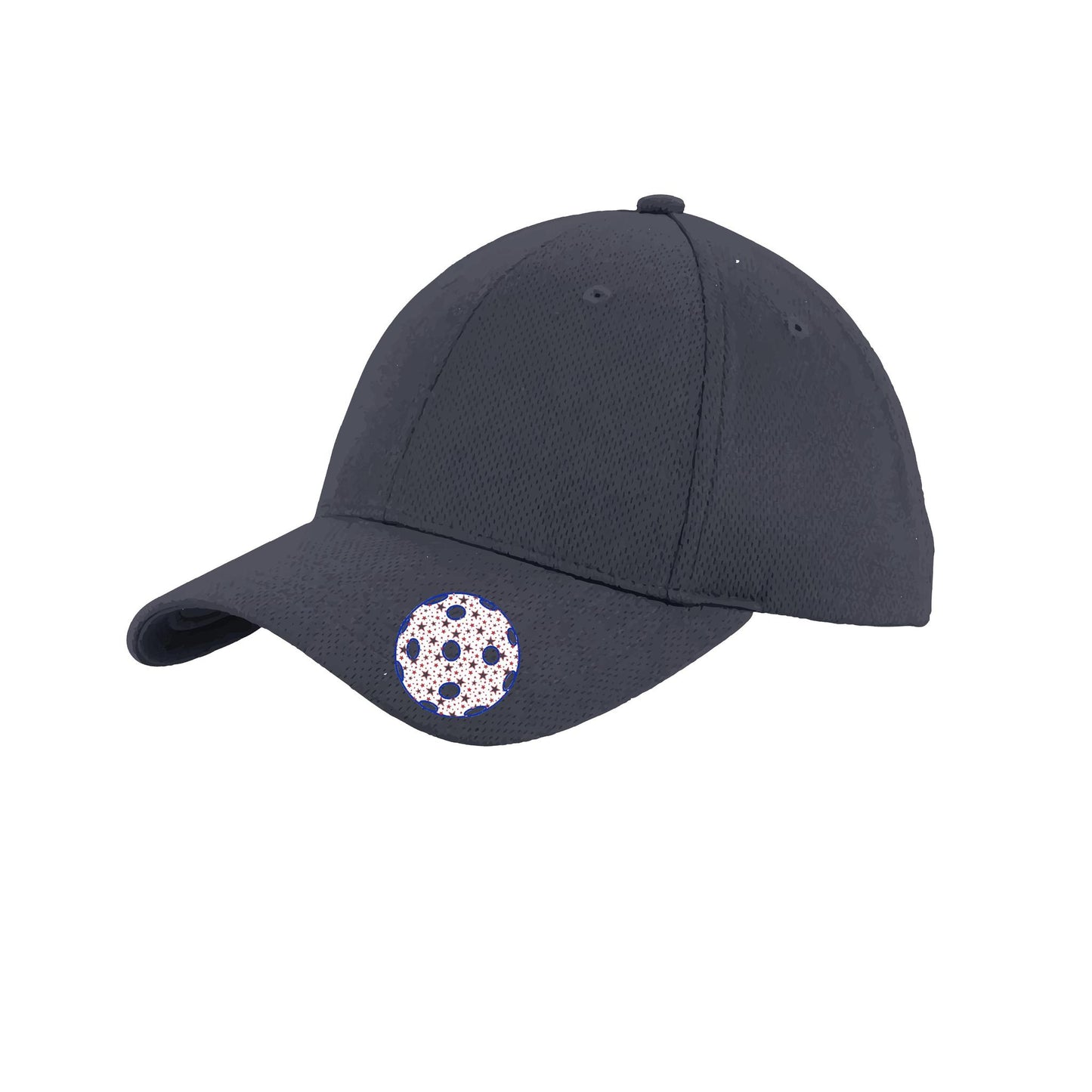 Patriotic Star Pickleball (Customizable) | Pickleball Hat | Moisture-Wicking 100% Polyester