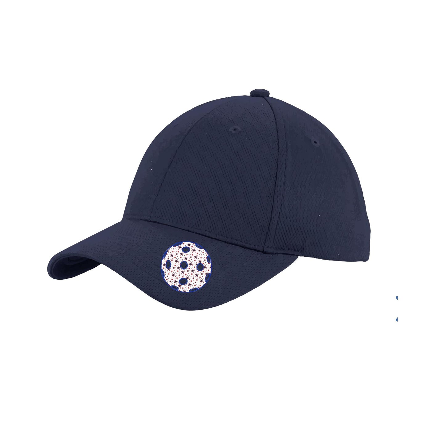 Patriotic Star Pickleball (Customizable) | Pickleball Hat | Moisture-Wicking 100% Polyester