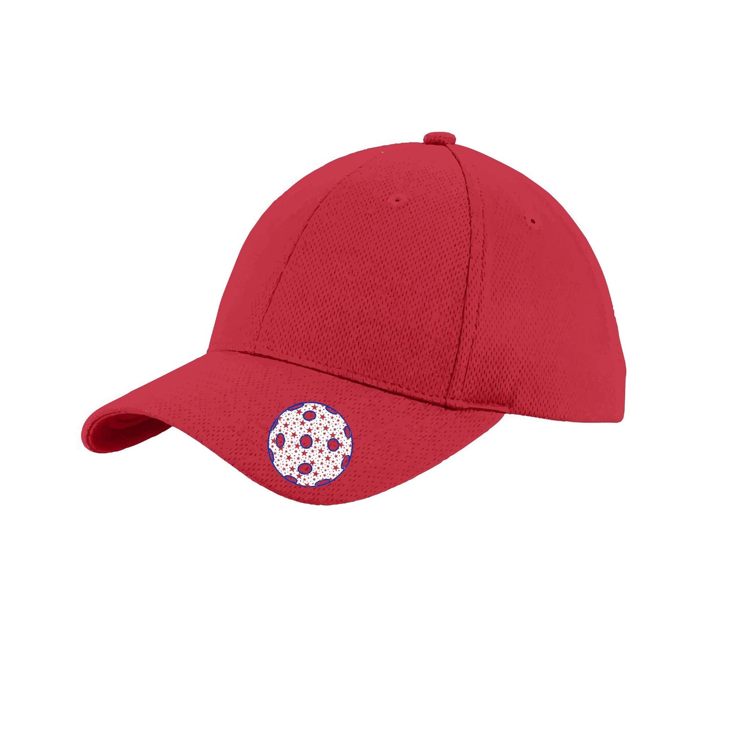 Patriotic Star Pickleball (Customizable) | Pickleball Hat | Moisture-Wicking 100% Polyester