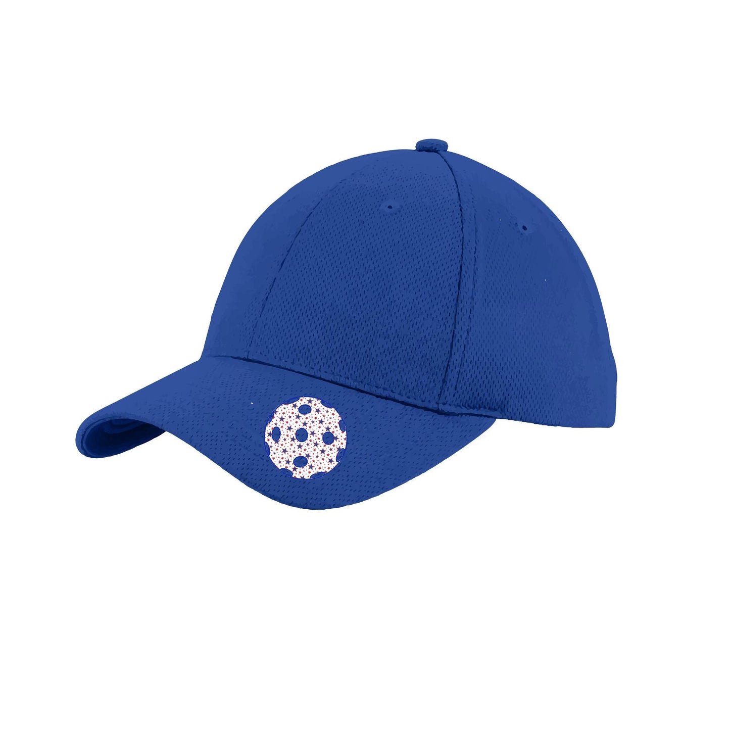 Patriotic Star Pickleball (Customizable) | Pickleball Hat | Moisture-Wicking 100% Polyester