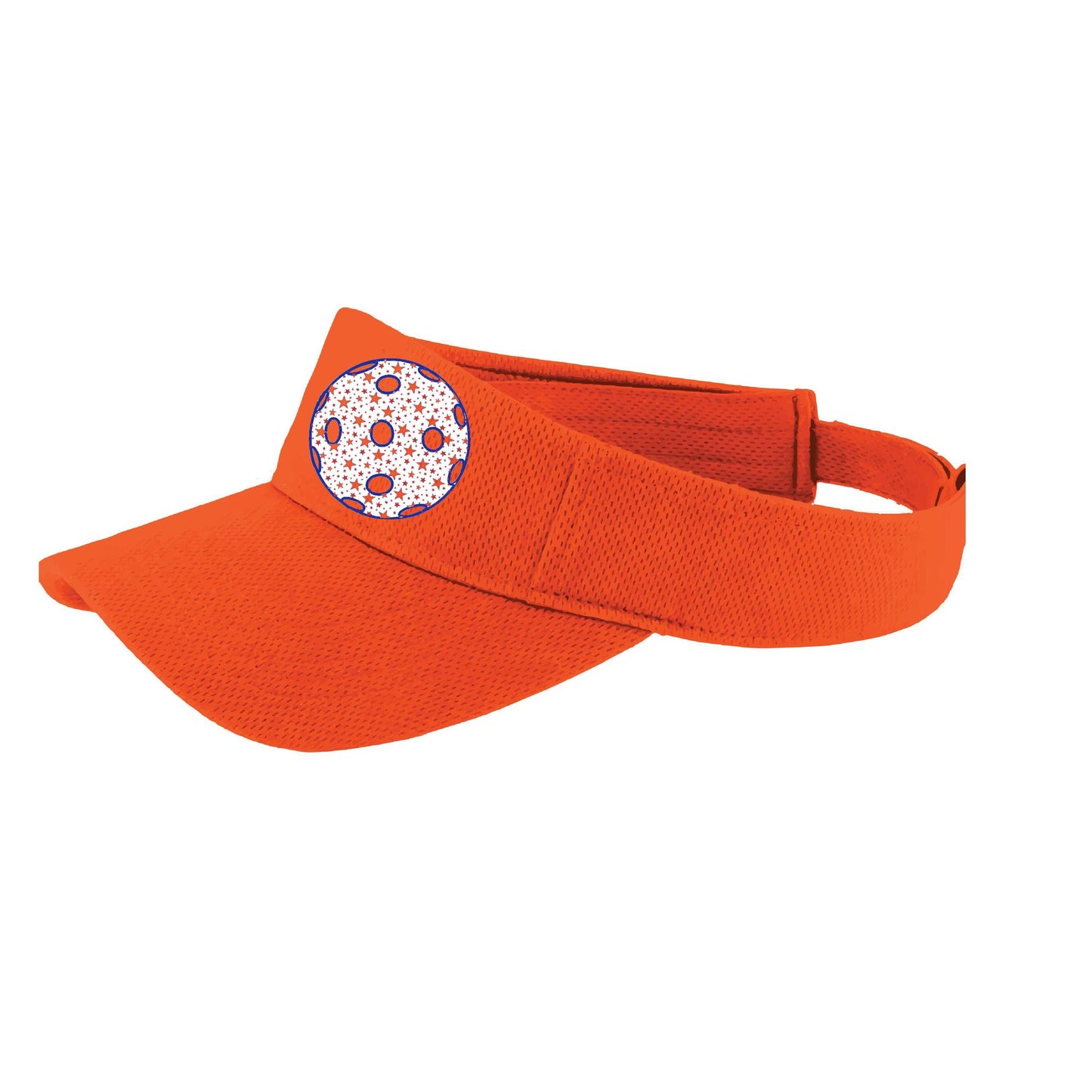Patriotic Star Pickleball (Customizable) | Pickleball Visors | Moisture Wicking 100% Polyester