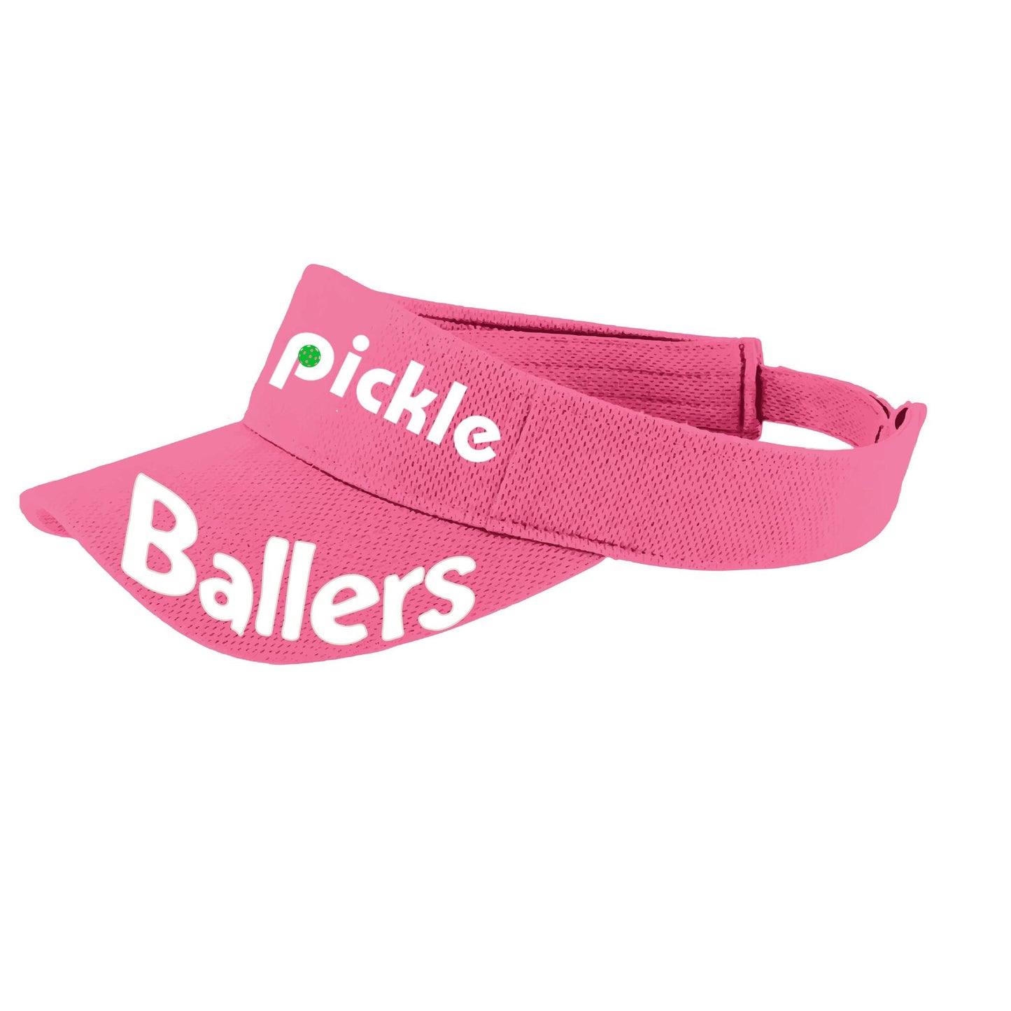 Pickle Ballers | Pickleball Visors | Moisture Wicking 100% Polyester