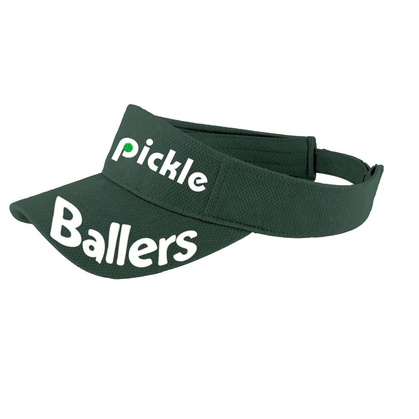 Pickle Ballers | Pickleball Visors | Moisture Wicking 100% Polyester