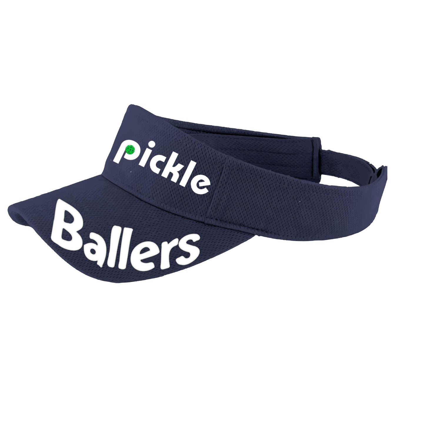 Pickle Ballers | Pickleball Visors | Moisture Wicking 100% Polyester