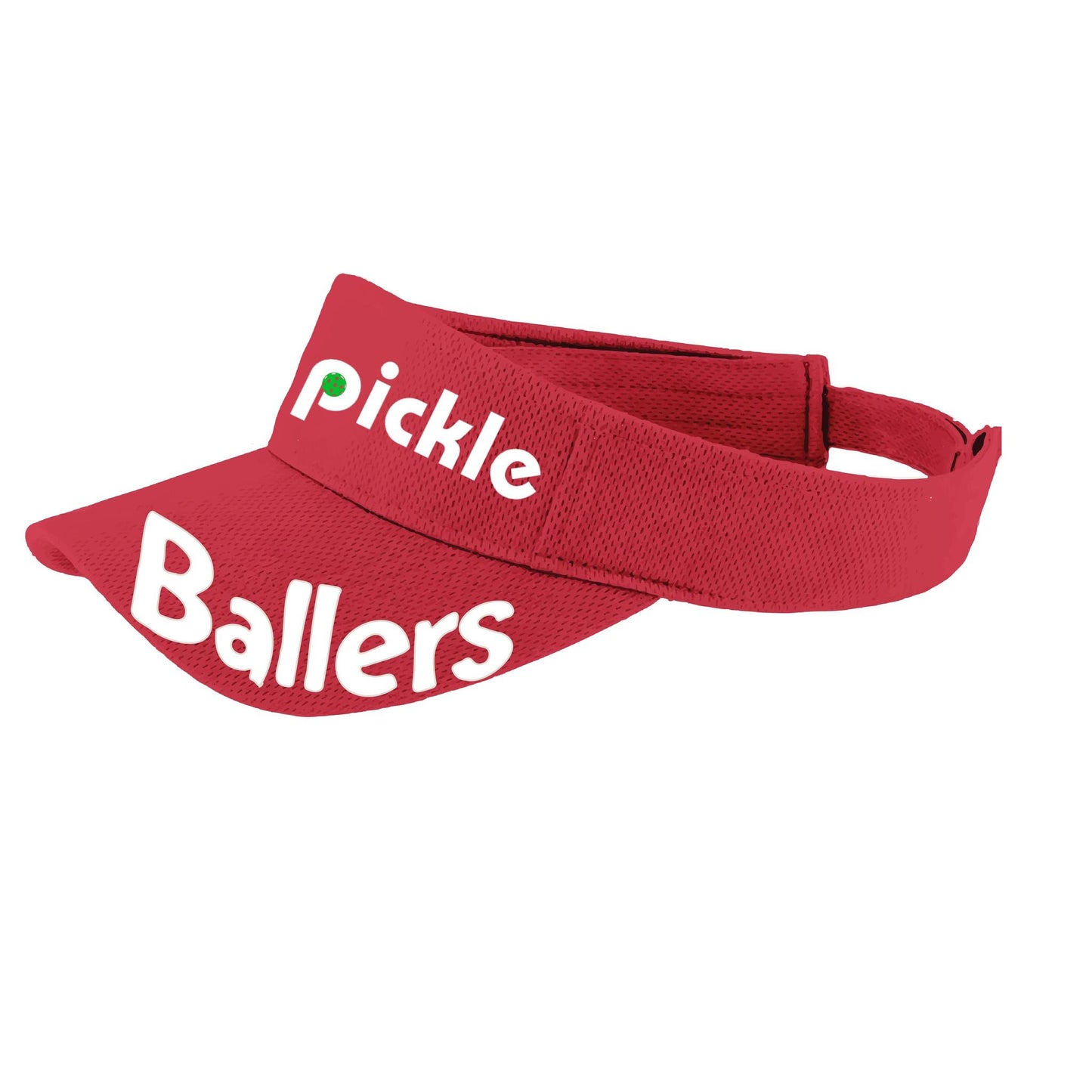 Pickle Ballers | Pickleball Visors | Moisture Wicking 100% Polyester