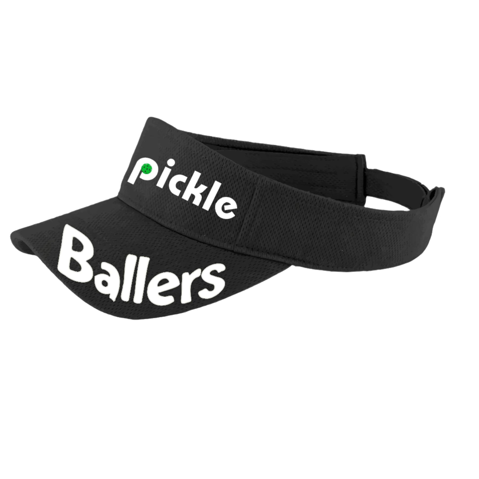 Pickle Ballers | Pickleball Visors | Moisture Wicking 100% Polyester