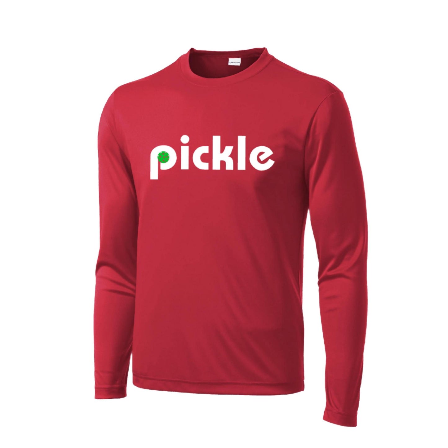 Pickle (Customizable) | Men's Long Sleeve Athletic Performance T-Shirt | 100% Polyester