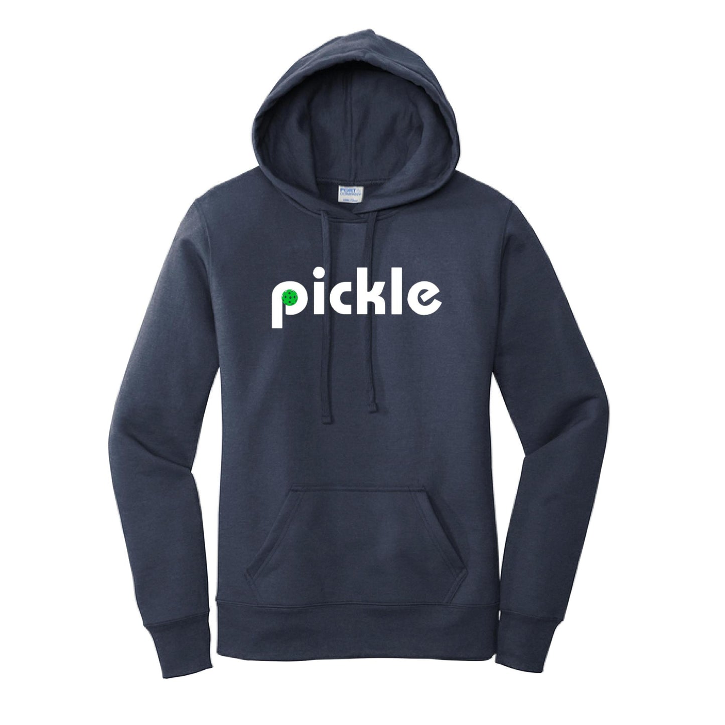 Pickle (Customizable) | Women’s Fitted Hoodie Pickleball Sweatshirt | 50% Cotton 50% Poly Fleece