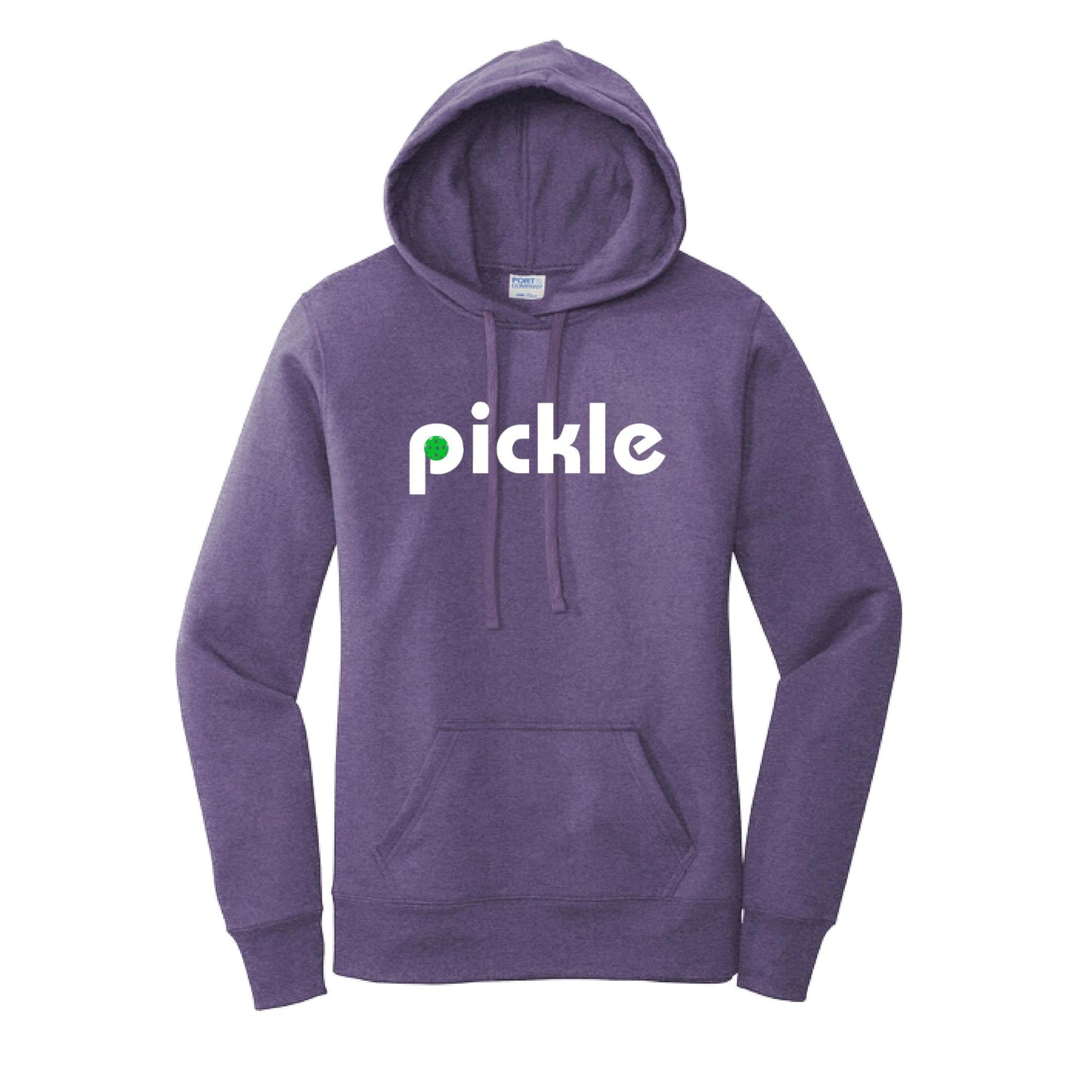Pickle (Customizable) | Women’s Fitted Hoodie Pickleball Sweatshirt | 50% Cotton 50% Poly Fleece
