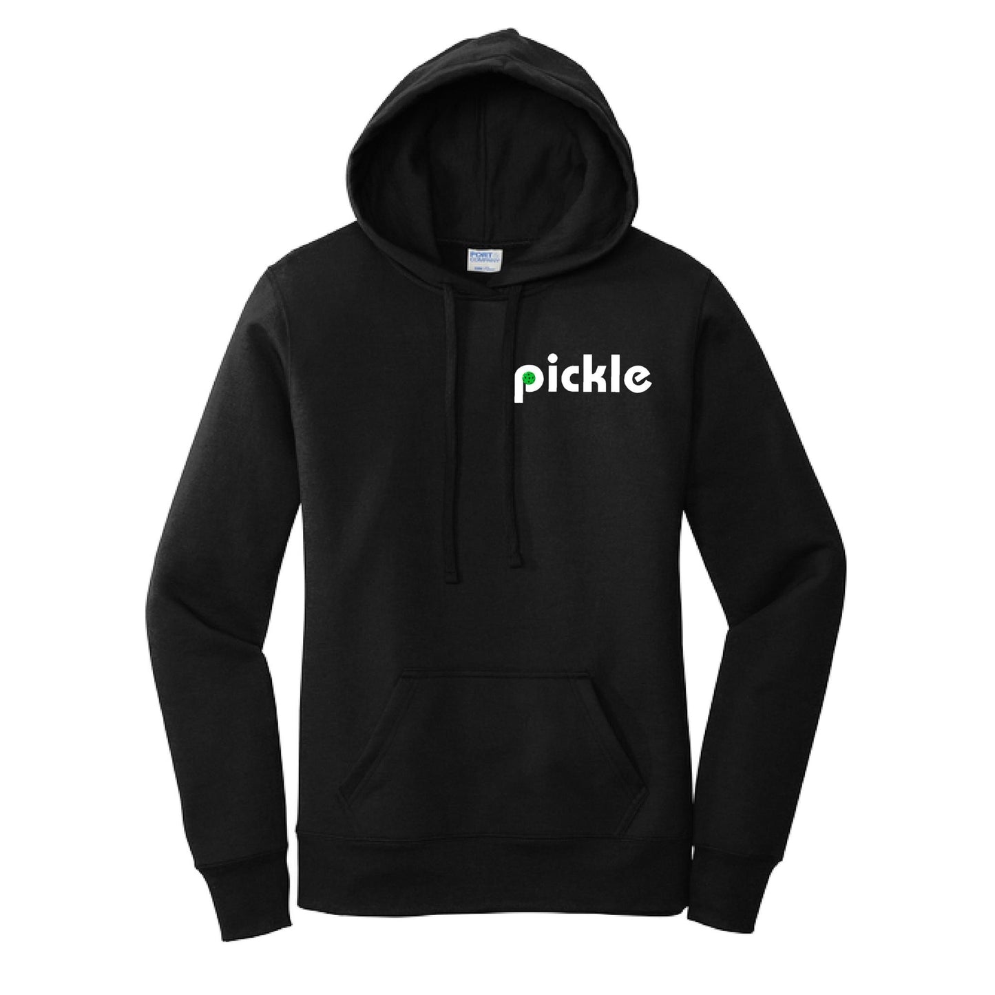 Pickle (Customizable) | Women’s Fitted Hoodie Pickleball Sweatshirt | 50% Cotton 50% Poly Fleece