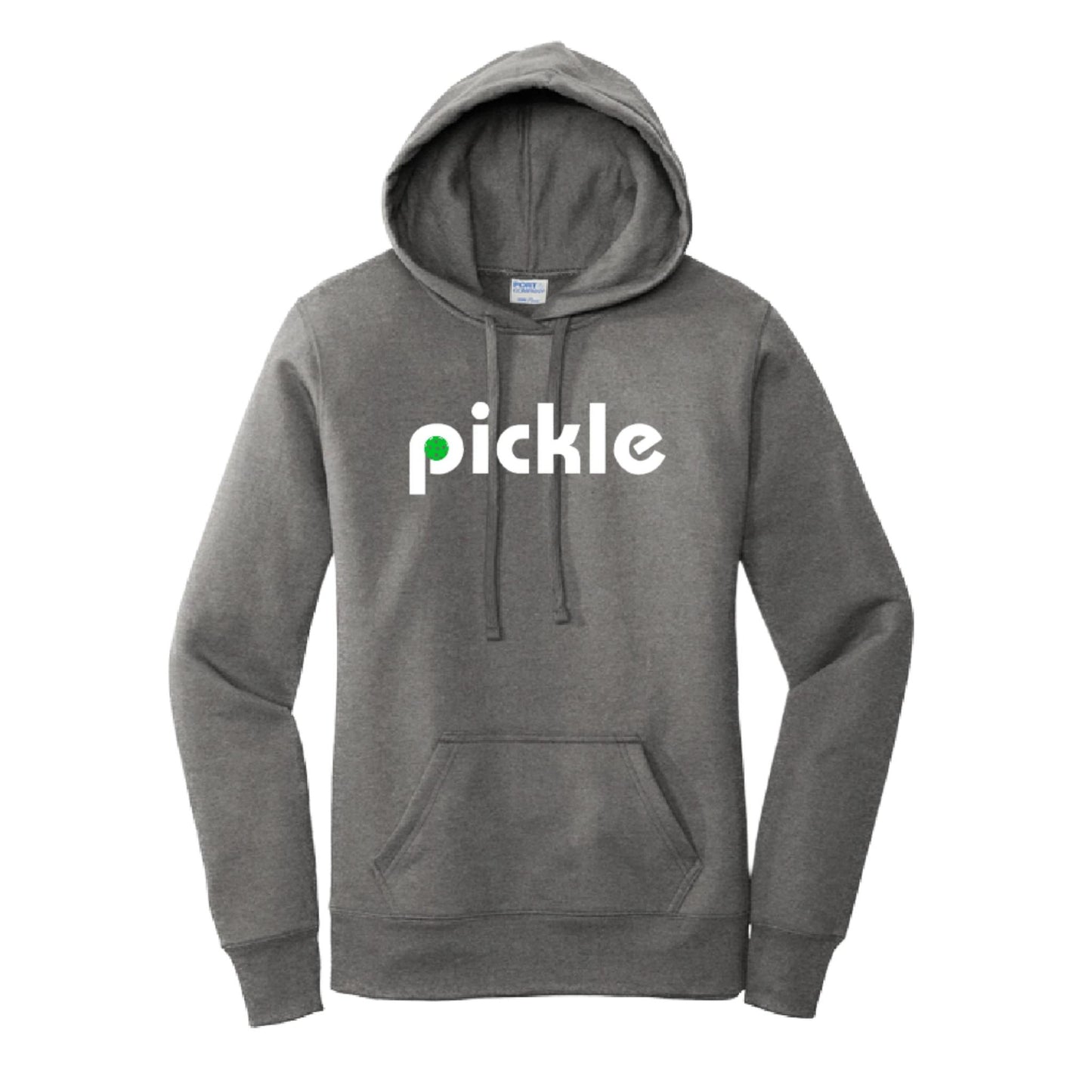 Pickle (Customizable) | Women’s Fitted Hoodie Pickleball Sweatshirt | 50% Cotton 50% Poly Fleece